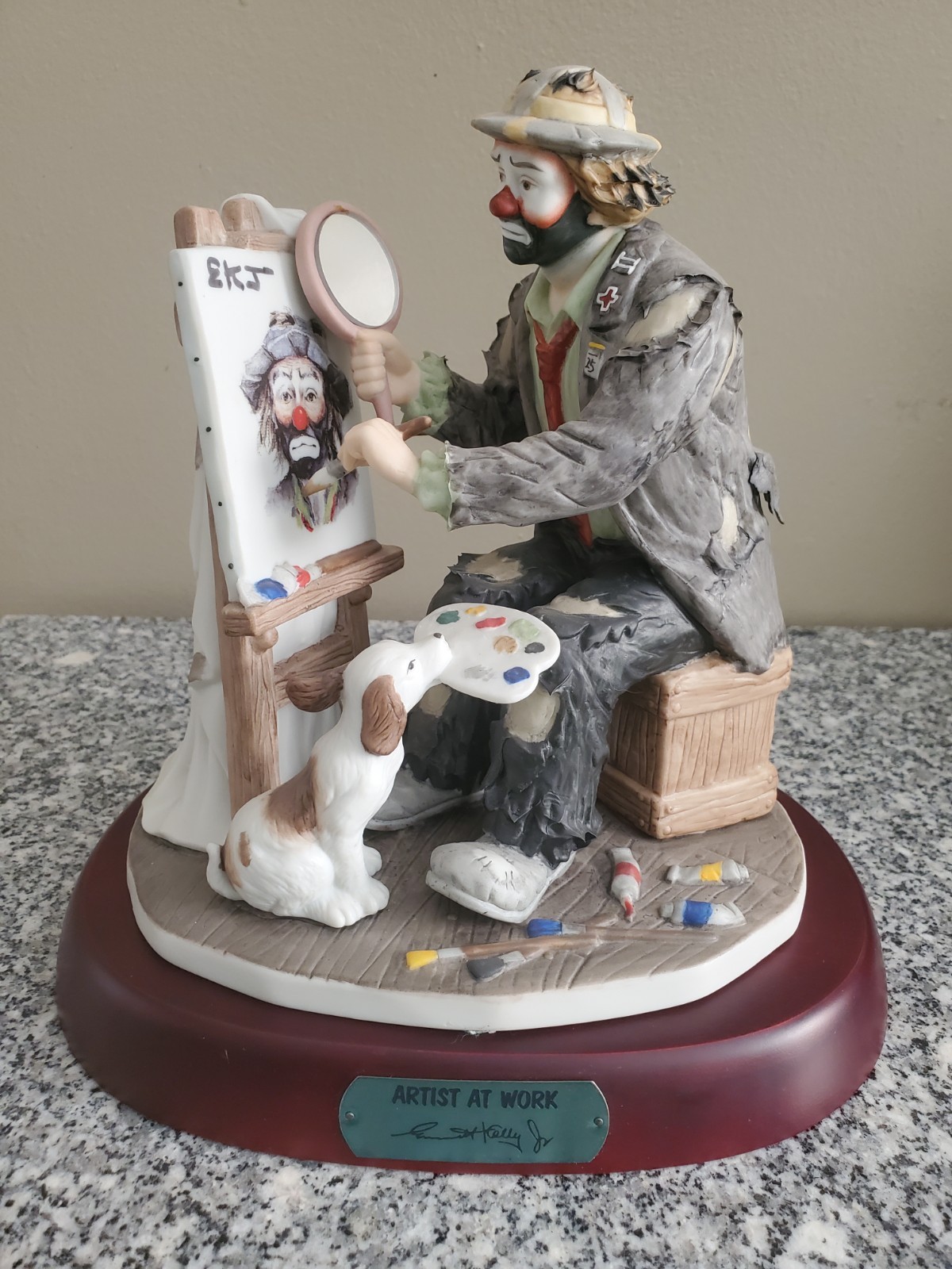 Emmett Kelly Jr. Collection “Artist At Work” by Flambro Limited Edition Numbered