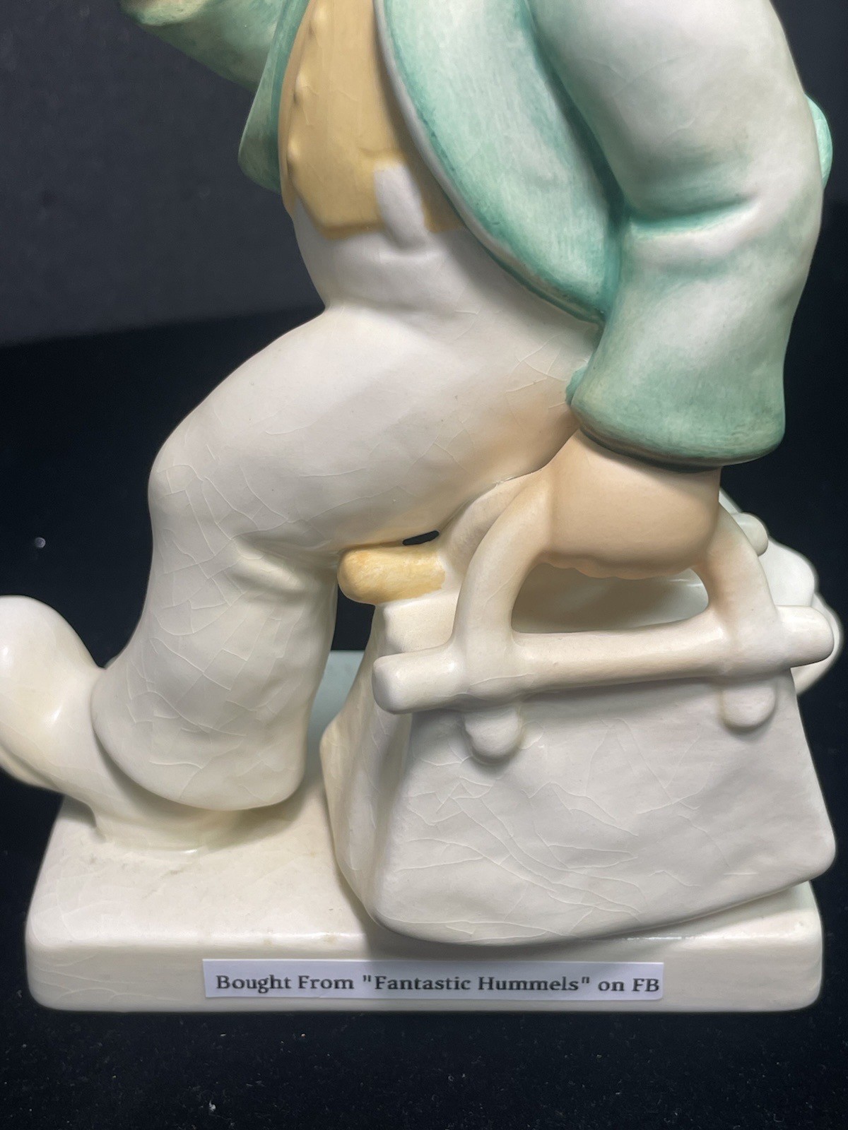 RARE M.I. Hummel Merry Wanderer Partially Painted. TMK 6 MINT
