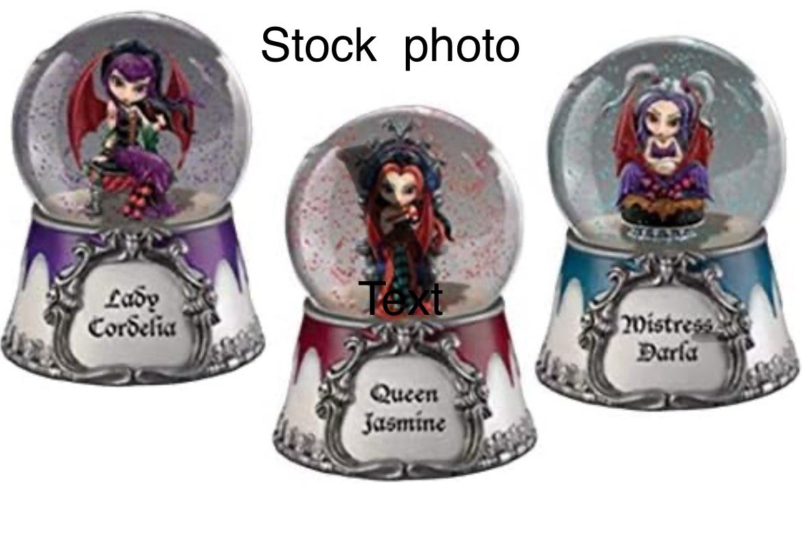 The Bradford Exchange Midnight Melodies Water Globe by Jasmine Becket-Griffith