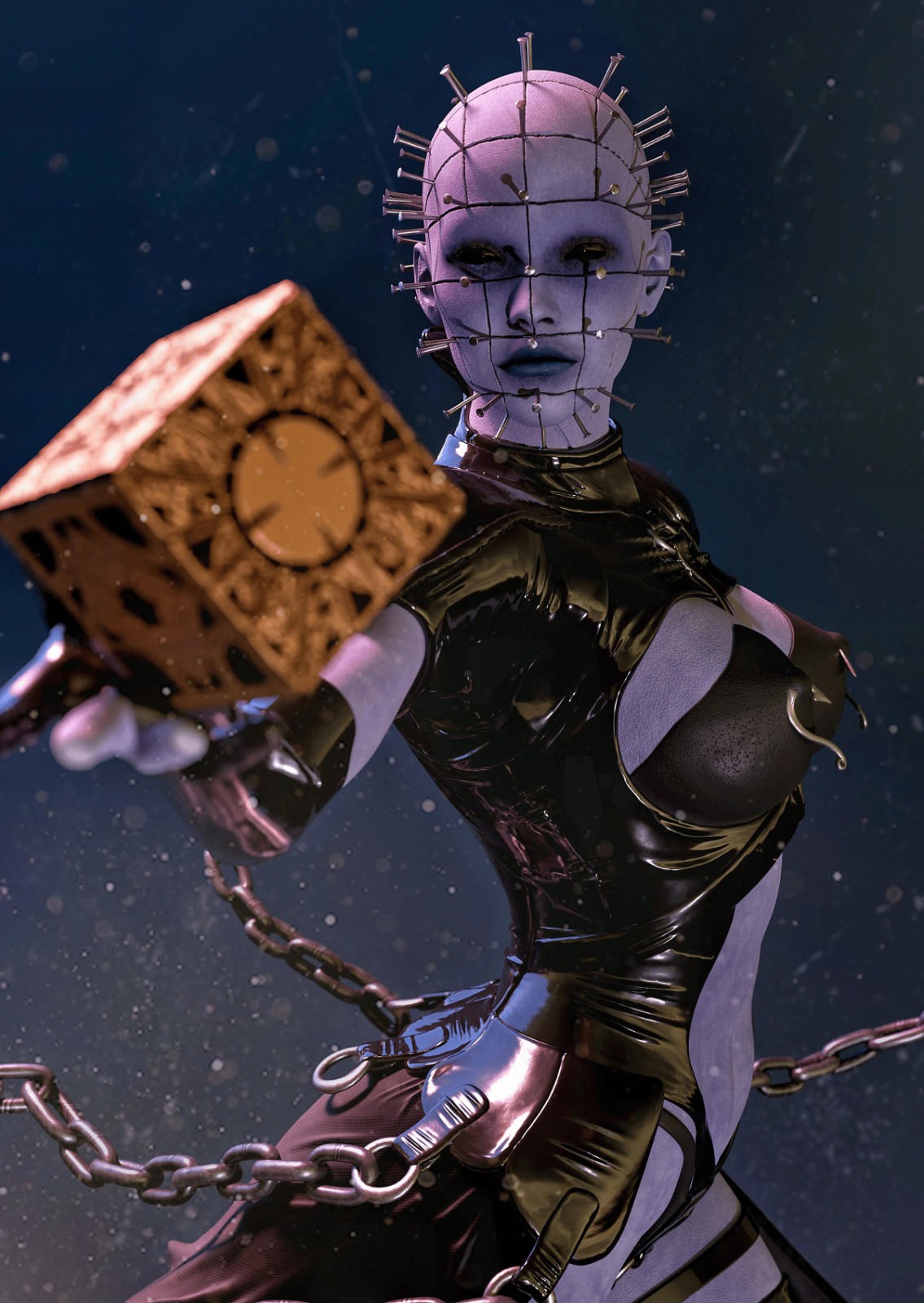 Pinhead High Priestess Resin Sculpture 1:6 Scale Unpainted Horror Garage Kit