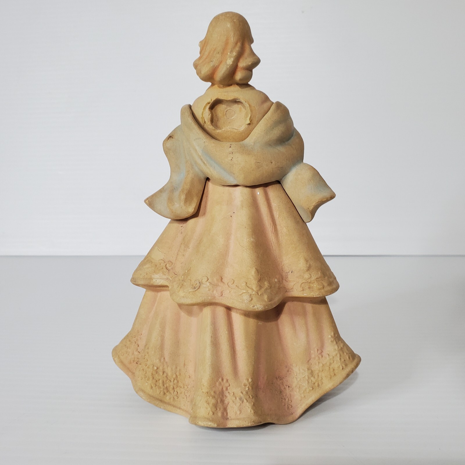 Vintage Figurine Guardian Angle Praying Women Girl Sculpture Decor