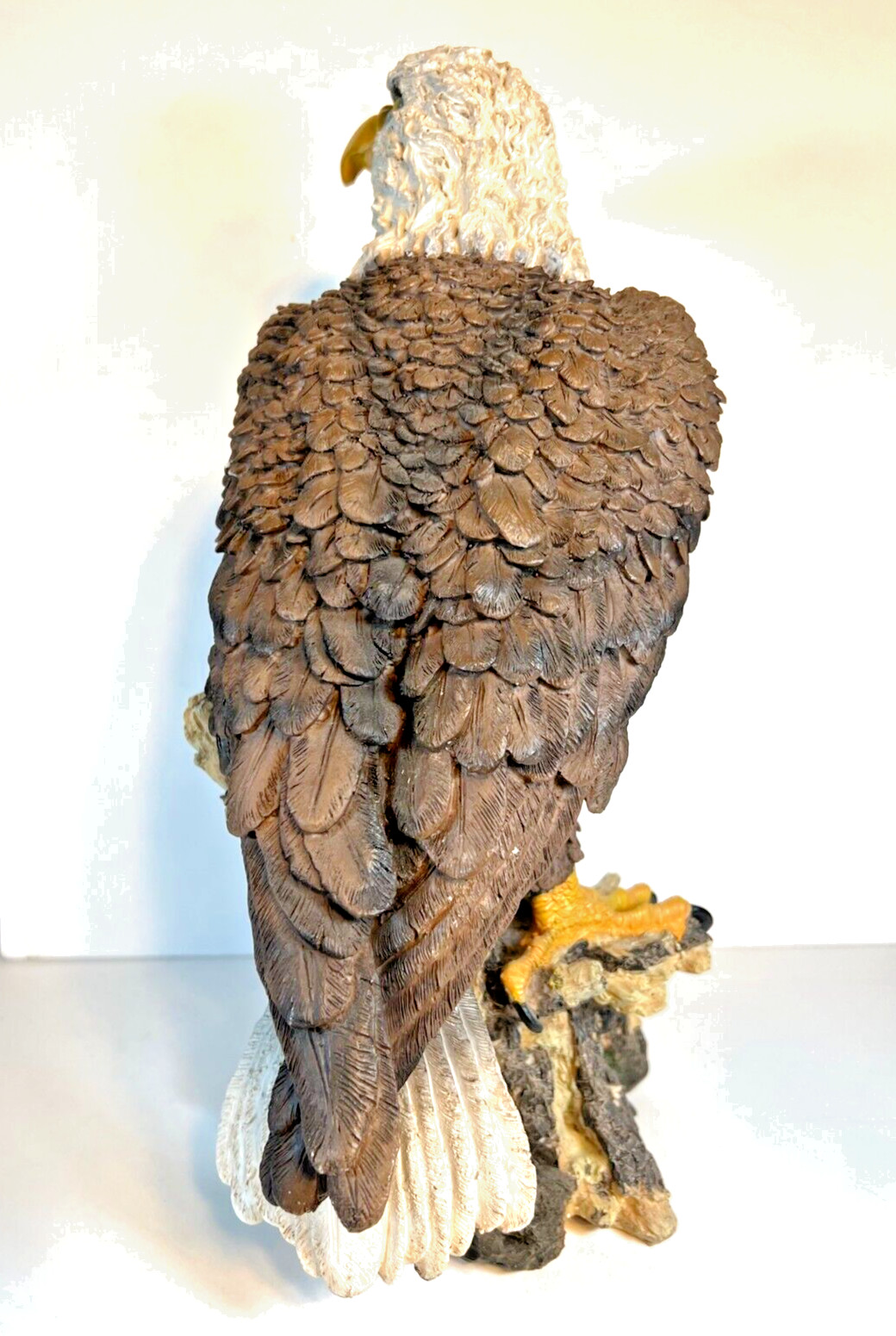 Large American Bald Eagle Composite Sculpture. 16.25″ tall