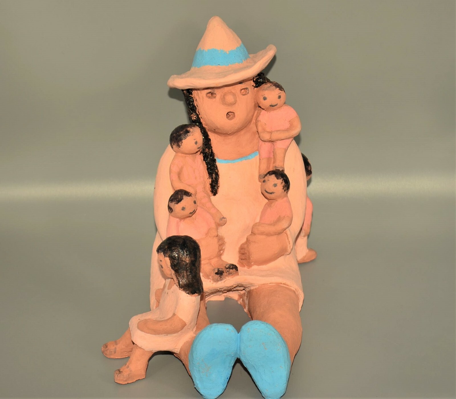 MARGIE Original Vintage Latin American Folk Art Fairy Tale Statue Bust Sculpture