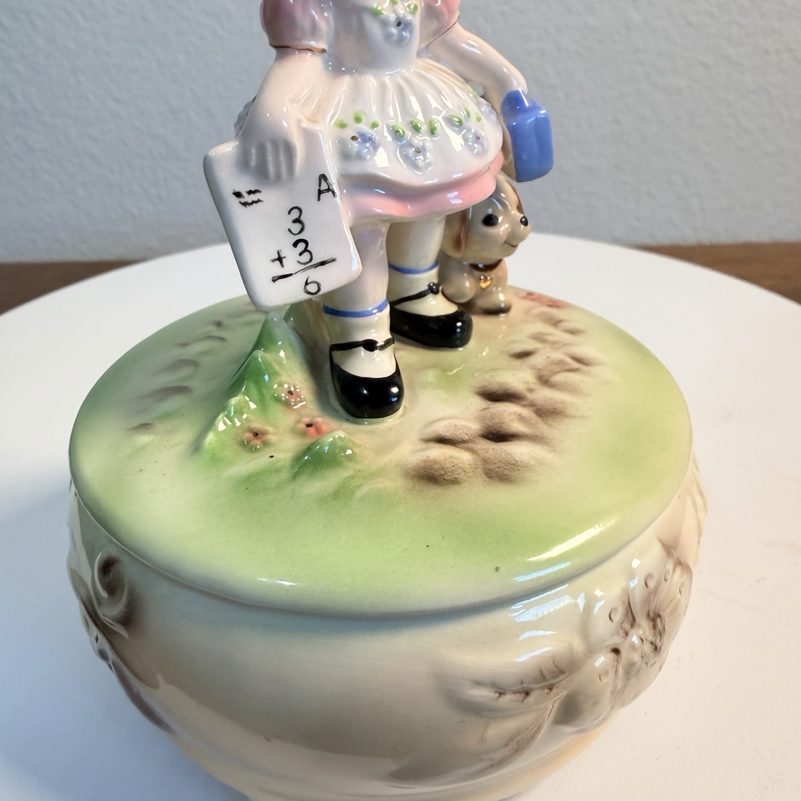 Vintage Josef Originals “SCHOOL DAYS” “Children’s Music Box” Series Rare