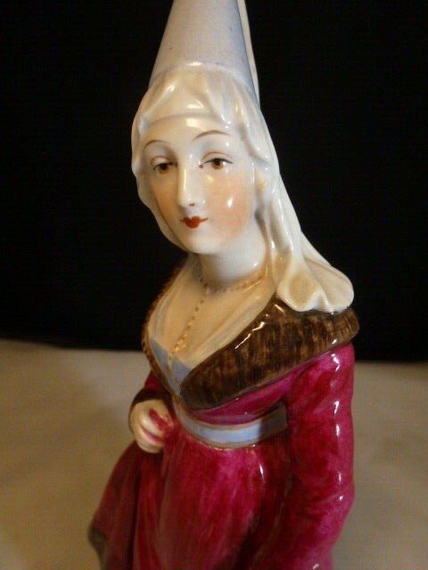 Antique French Sevres Porcelain Marguerite de Flandre figurine; late 19th or 20t