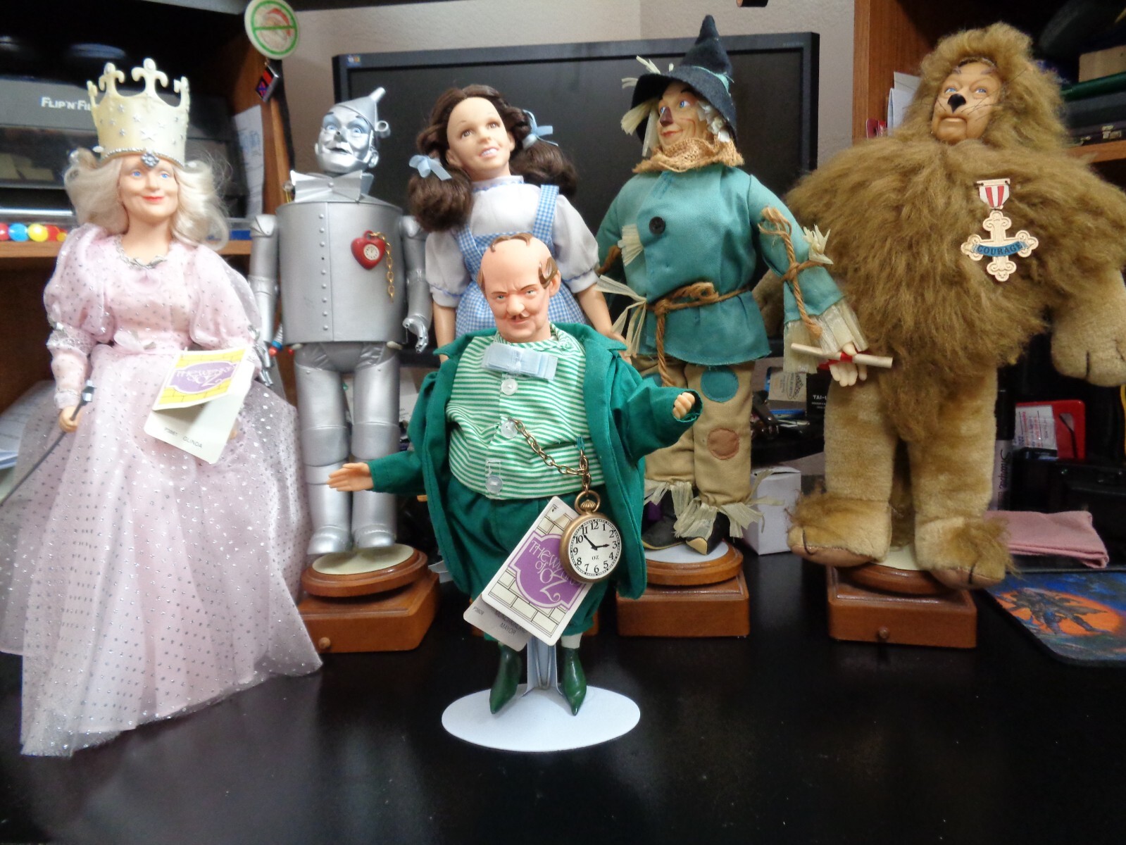 Vintage Wizard of Oz 14″ Dolls Hamilton Gifts Presents MGM Turner 1987 6 Pcs.