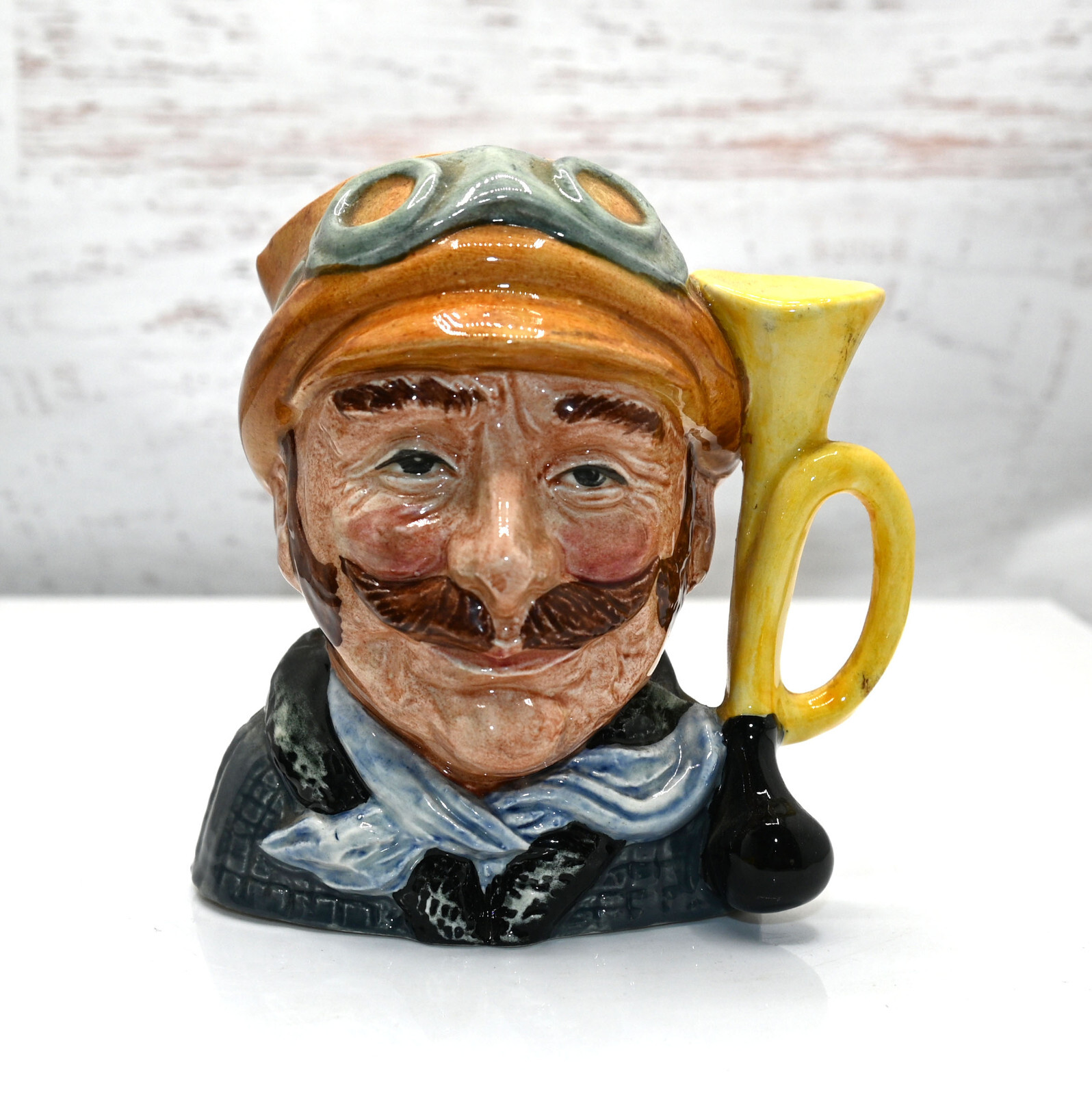 VTG Royal Doulton Toby Jug Mug VETERAN MOTORIST 4” Character Figure D6637
