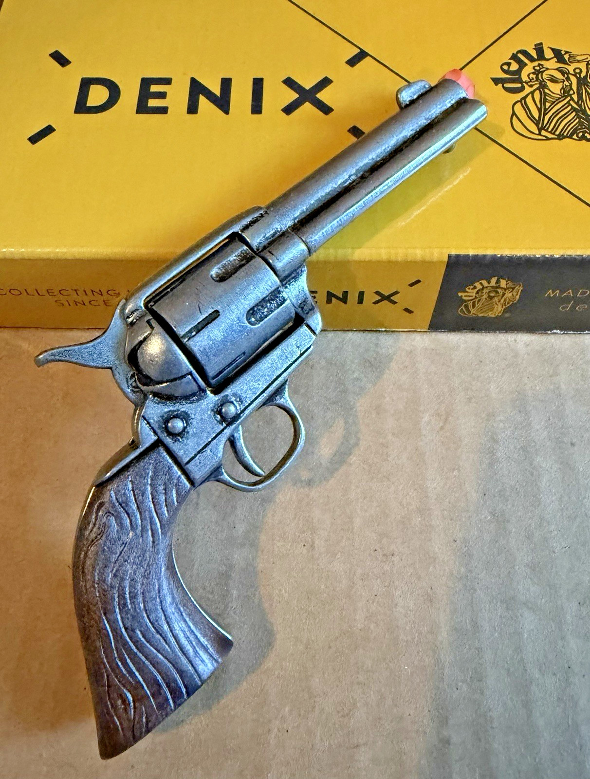 NEW Denix Cowboy Revolver 5″ Miniature Decor * Discontinued