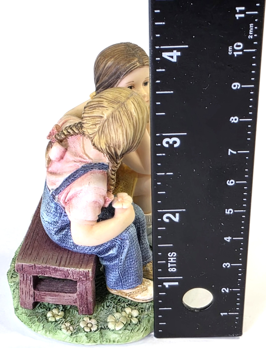 DEMDACO Expressions of Love Figurine GIRL FRIENDS Friendship Encouragement
