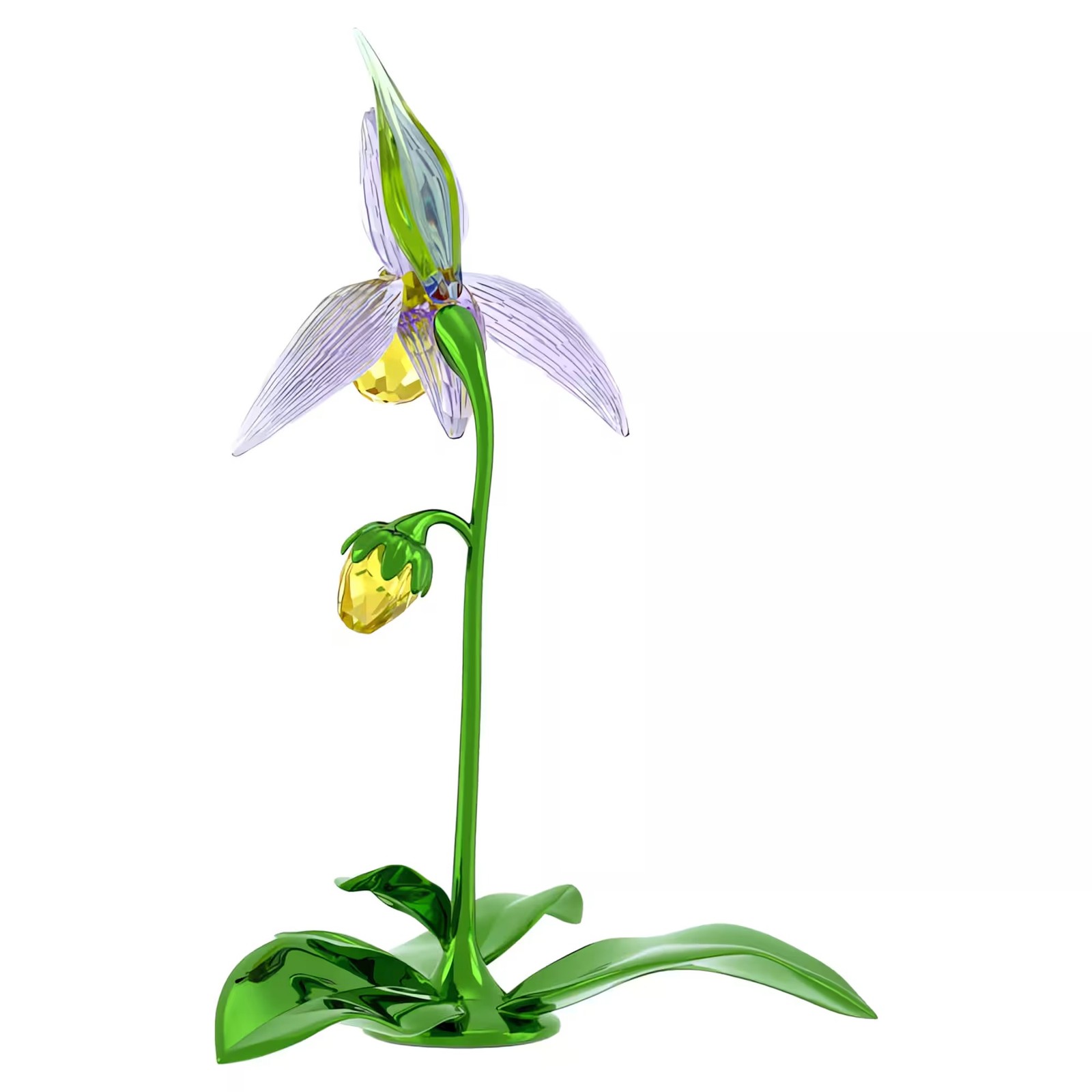 Swarovski Florere Lady Slipper Orchid Figurine Decoration, Multicolored, 5721548