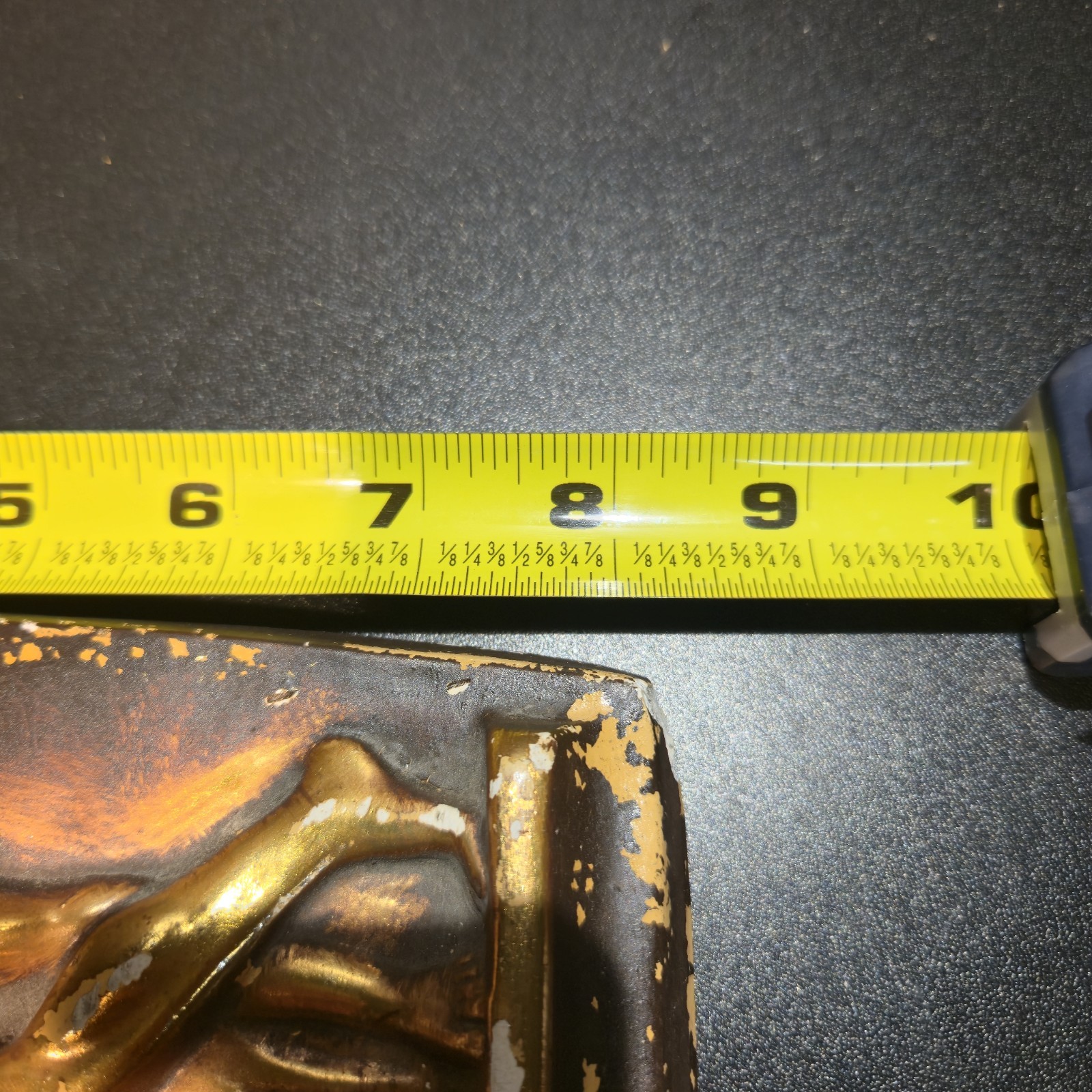Vintage Gold Plaster Relief – “Priam Begging Achilles For The Body Of Hector”
