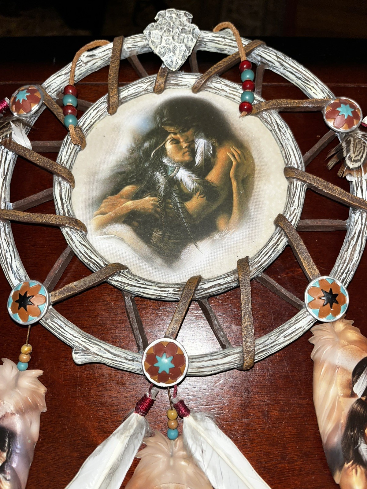 Bradford Exchange Passionate Visions-Embracing the Dream. Dream Catcher Numbered