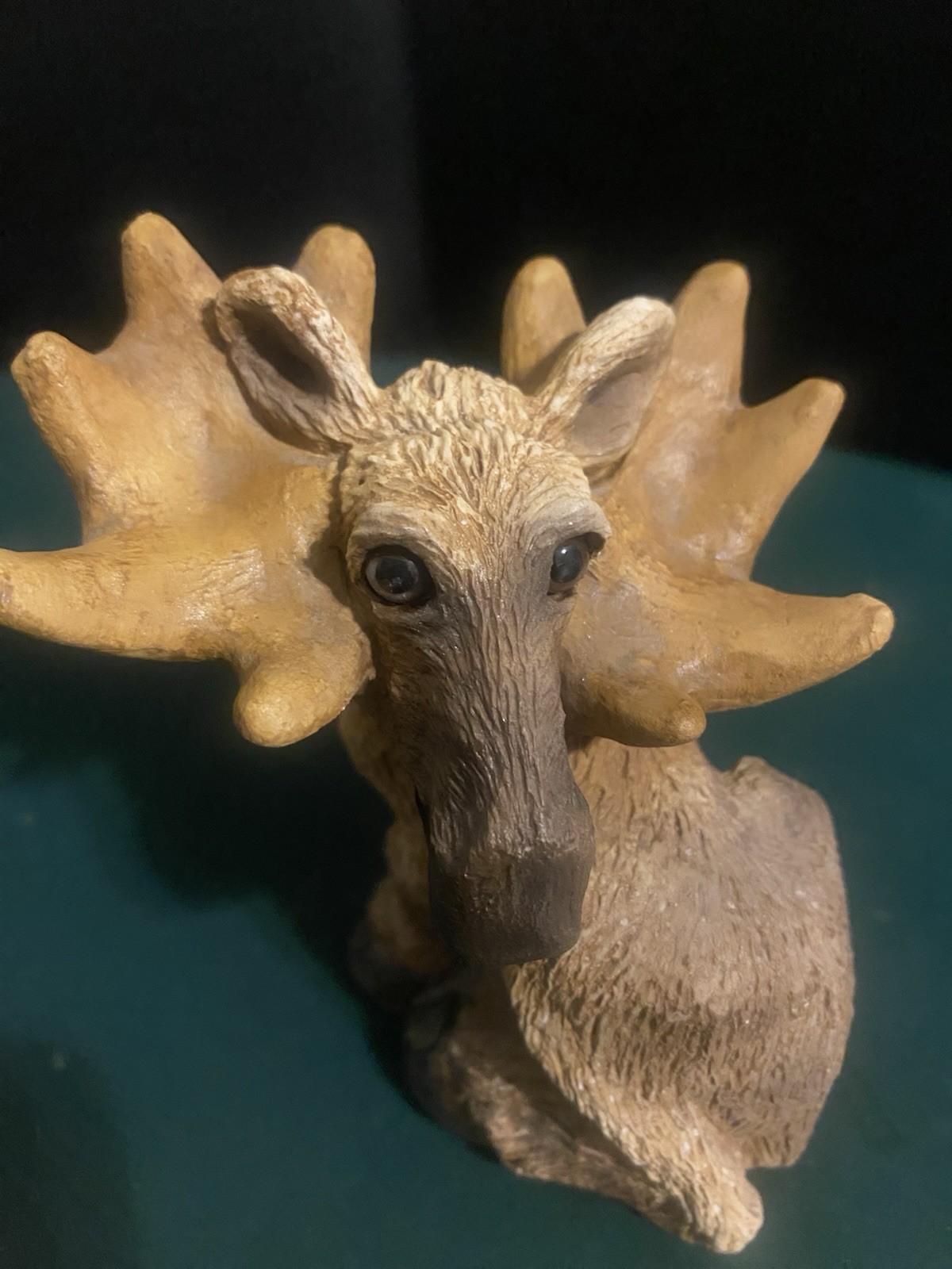 Moose Stone Critter Retired Figurine SC 024 Heavy Resin