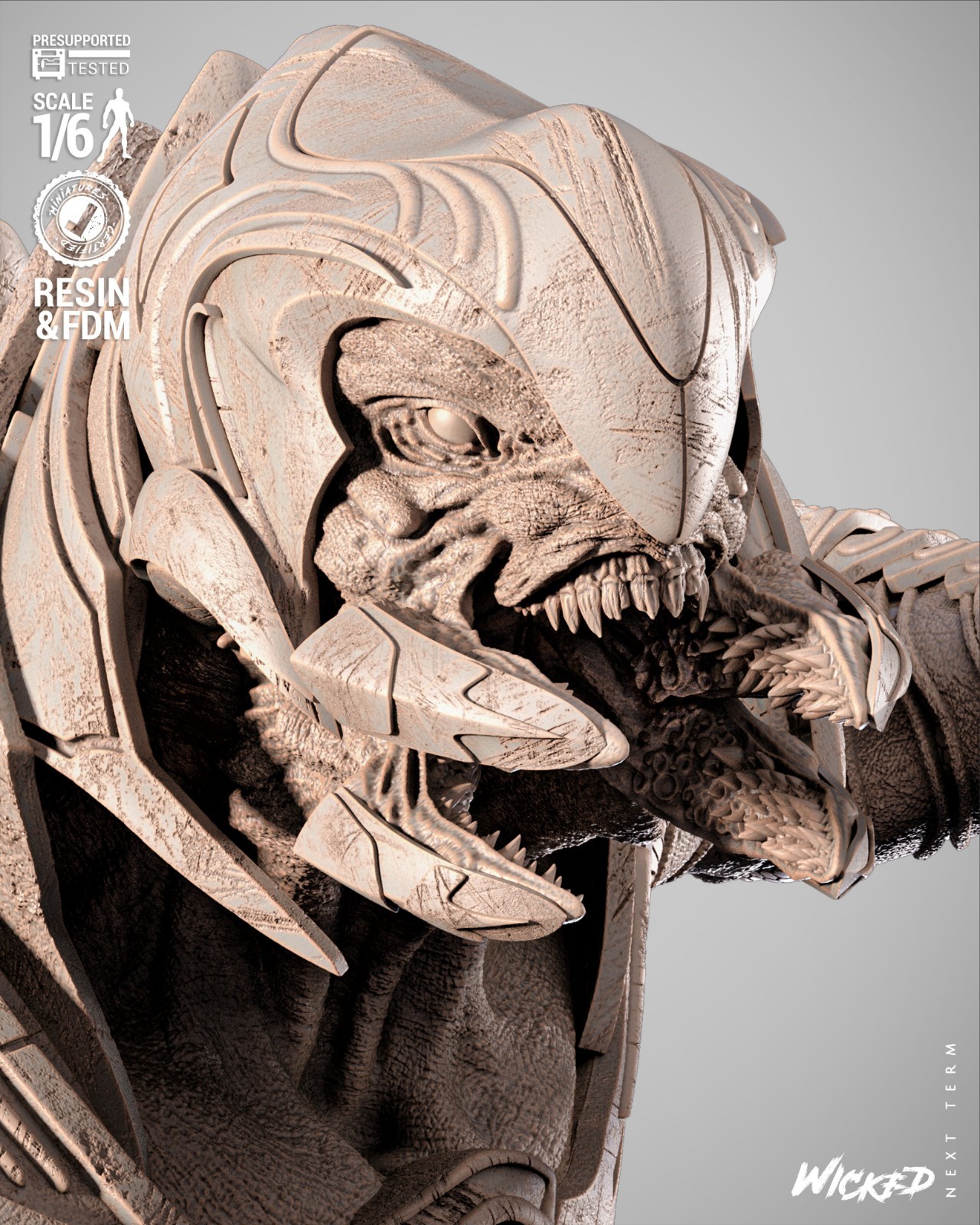 The Arbiter – Halo 1/6 Scale Figure Statue 3D Print Model Kit Unpainted