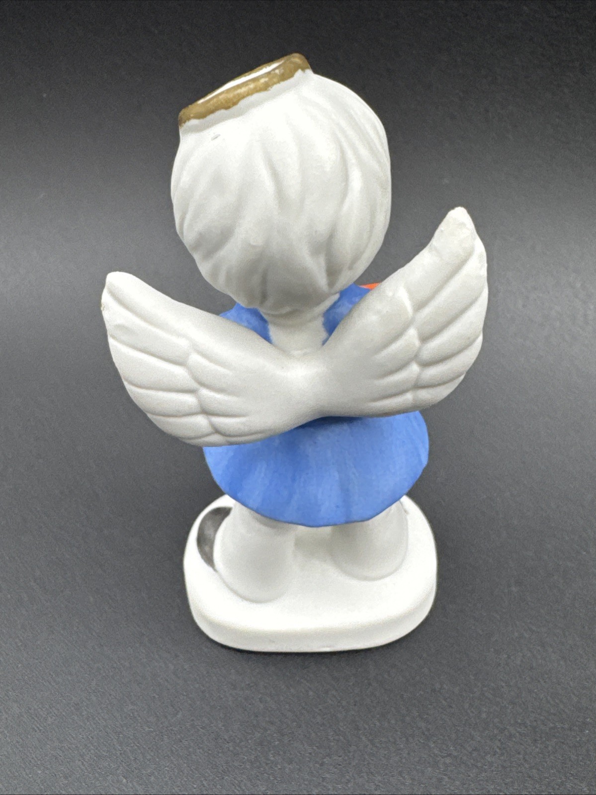 VTG Brinn’s Fourth Of July Boy Birthday Angel Bisque Figurine Patriotic READ