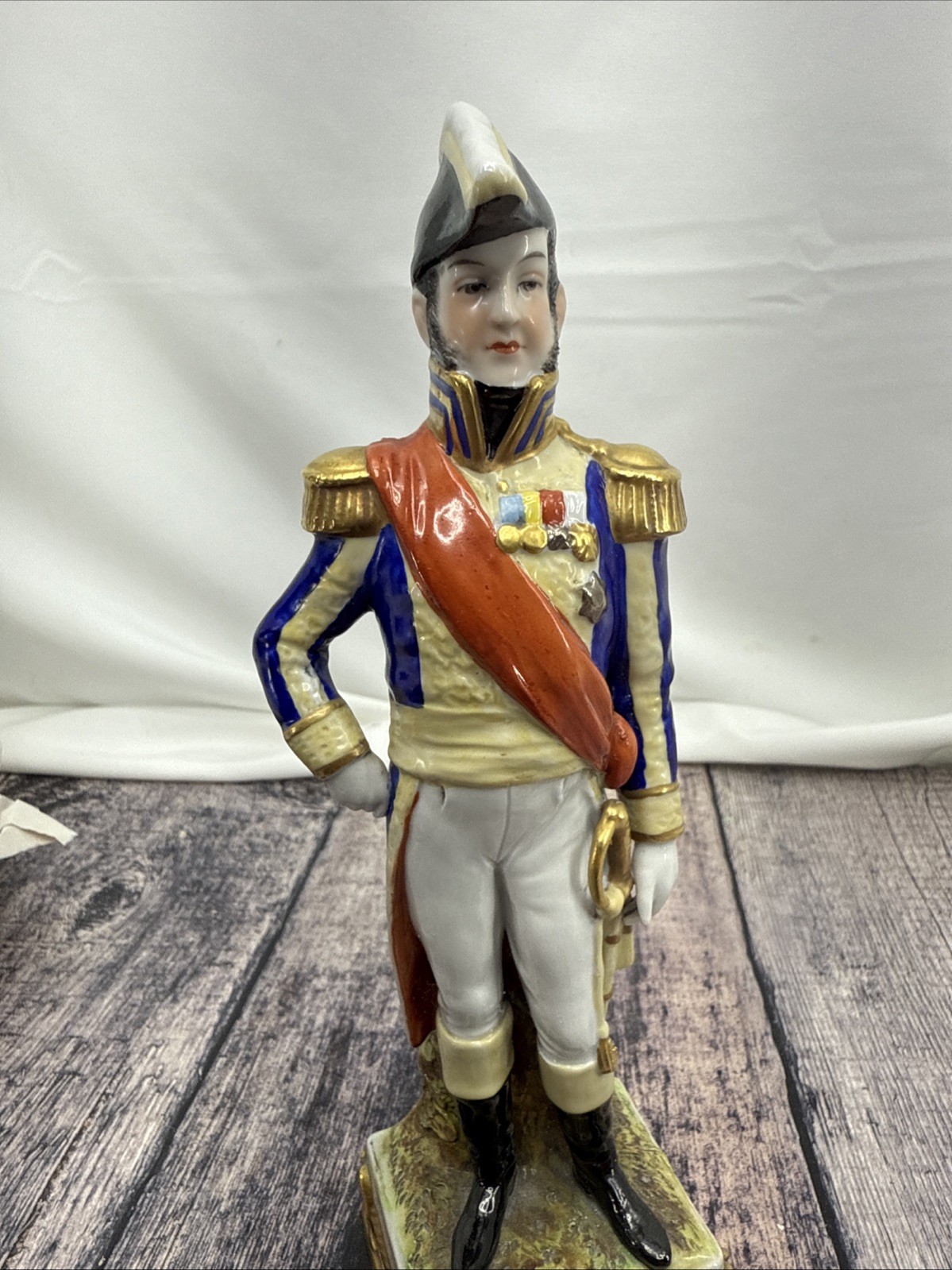 Vintage scheibe alsbach porcelain napoleon general figurine statue MORTIER