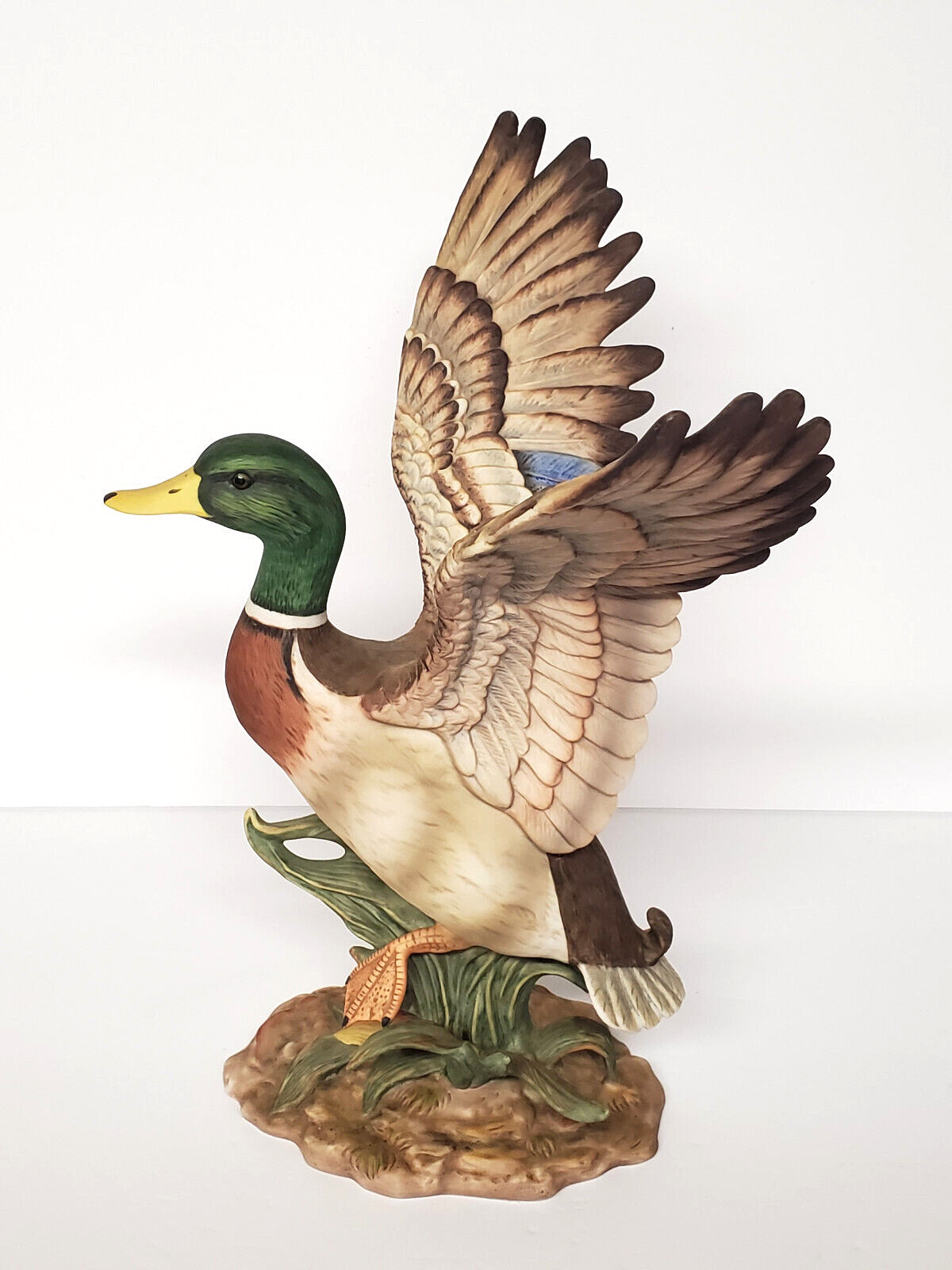 Vintage Mallard Duck 1984 Masterpiece Porcelain Homco
