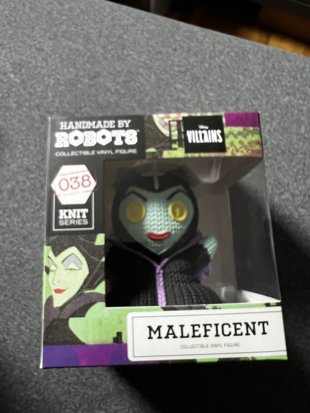 Maleficent Handmade By Robots Vinyl Figure Knit Series #037 New