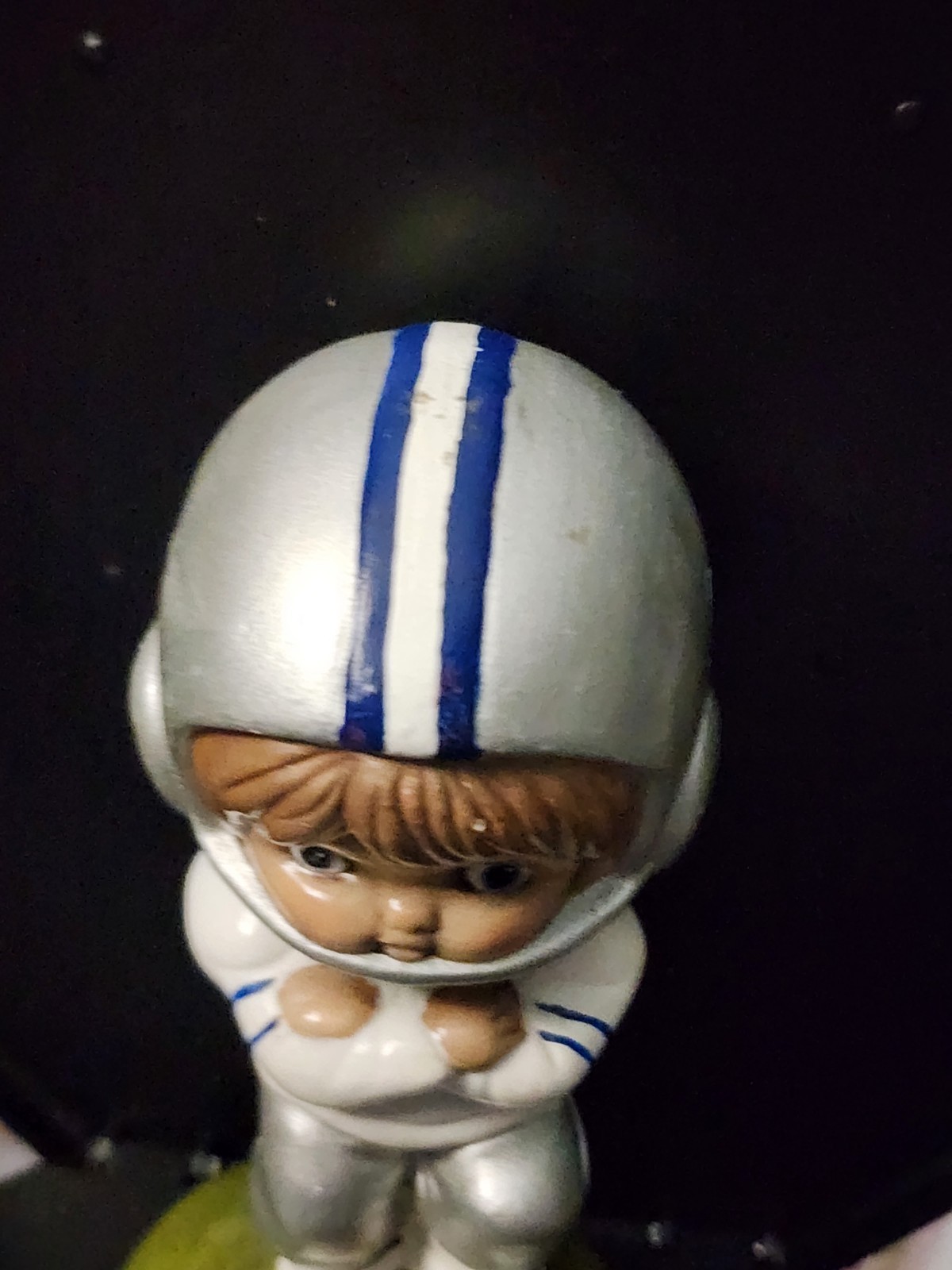 Vintage 1970’s Mold Football Boy Ceramic Figurine Dallas Cowboys #1