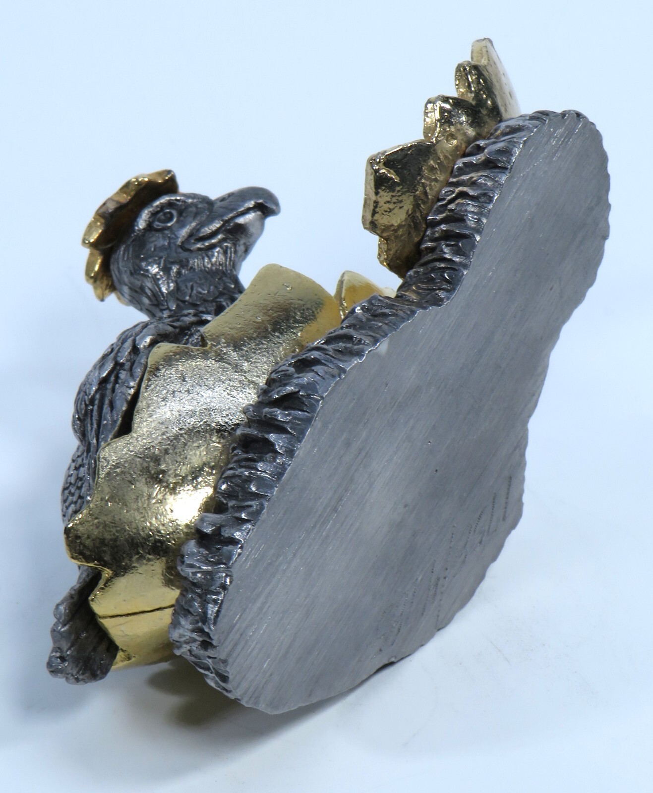 Michael Ricker Pewter “Hatching Eagle” Sculpture * Signed, Numbered * Ships Free