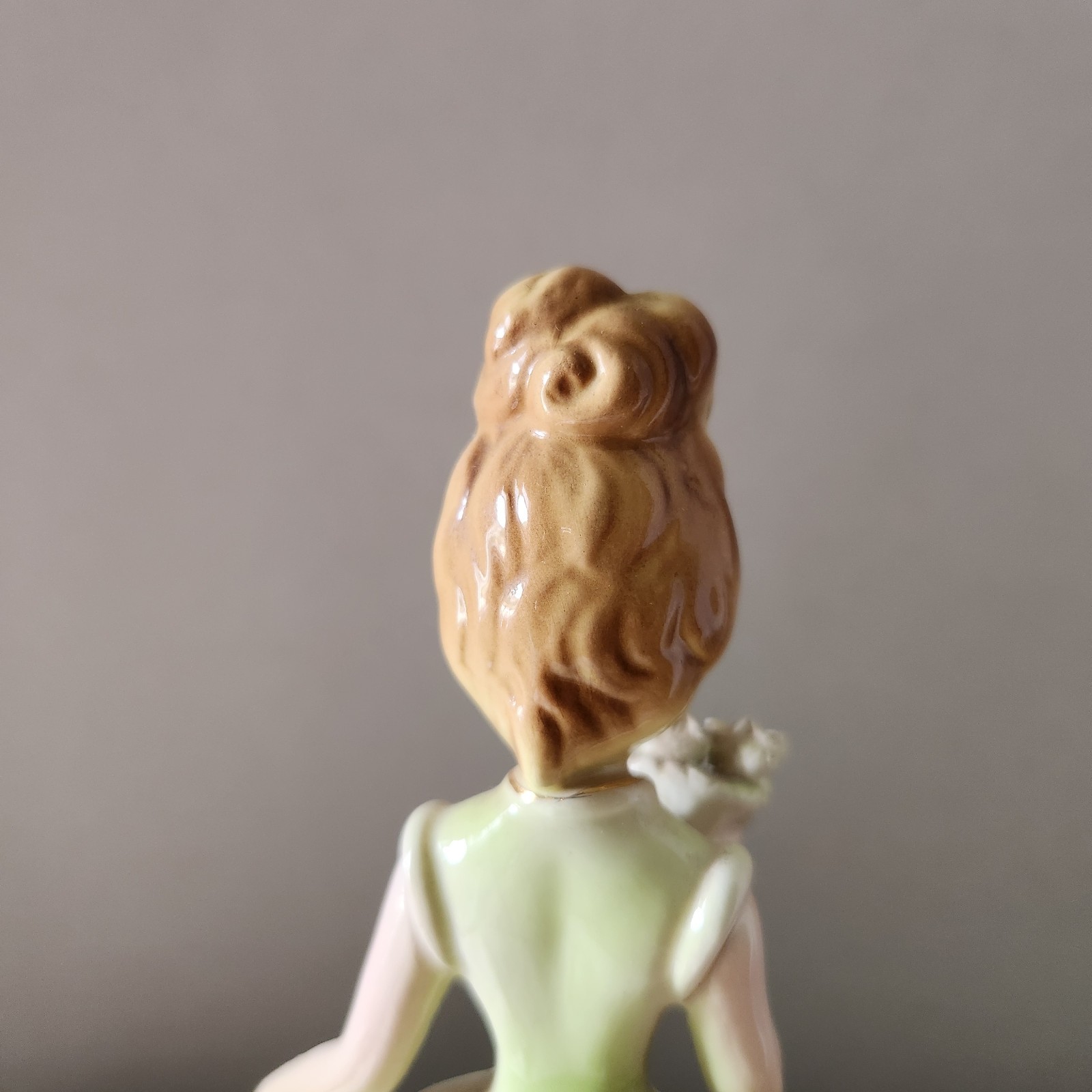 Rare Large 8.5″ Josef Originals Fantasia Series Girl in Green Dress Figurine