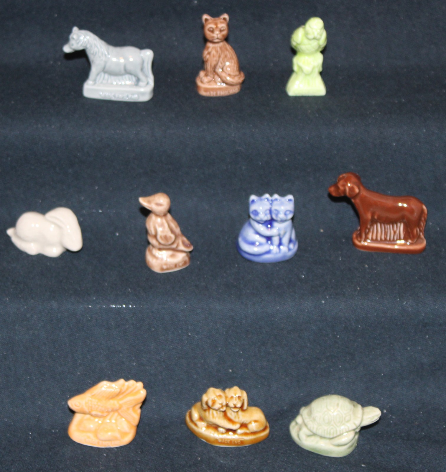 Wade Red Rose Tea Pet Shop Series Complete Set of 10 Figurines