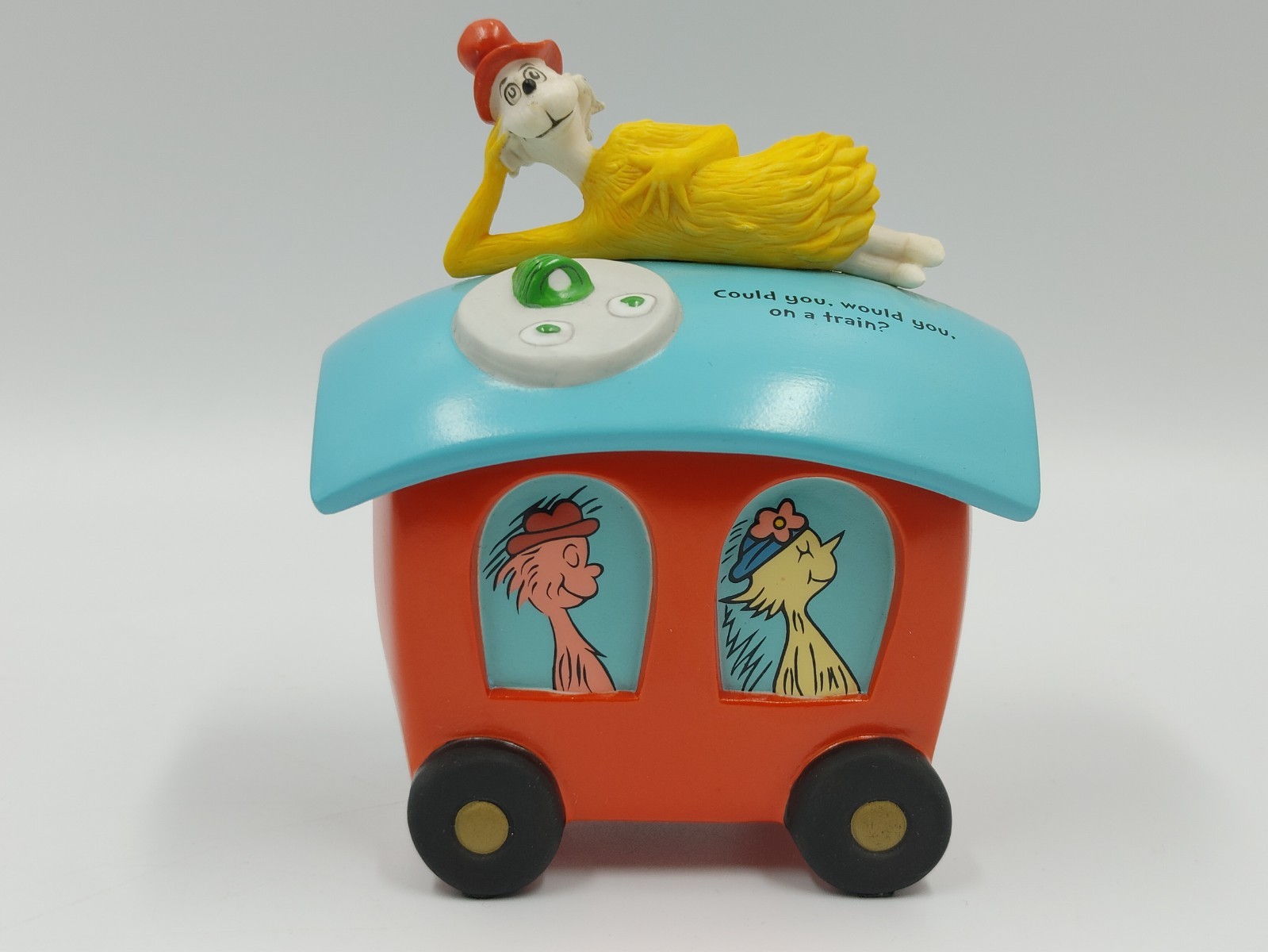 Hallmark Dr. Seuss Collection Green Eggs & Ham ON A TRAIN? Numbered With COA