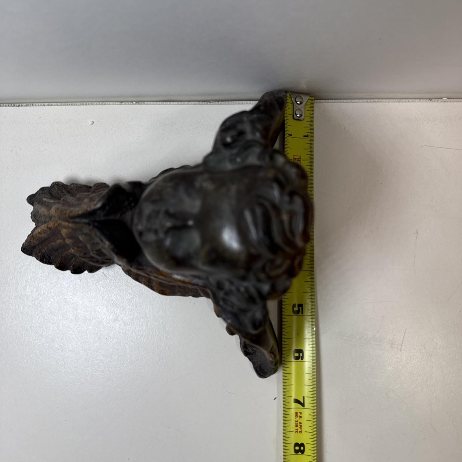 Vintage Plaster Chalkware Cherub Angel Wall Decor