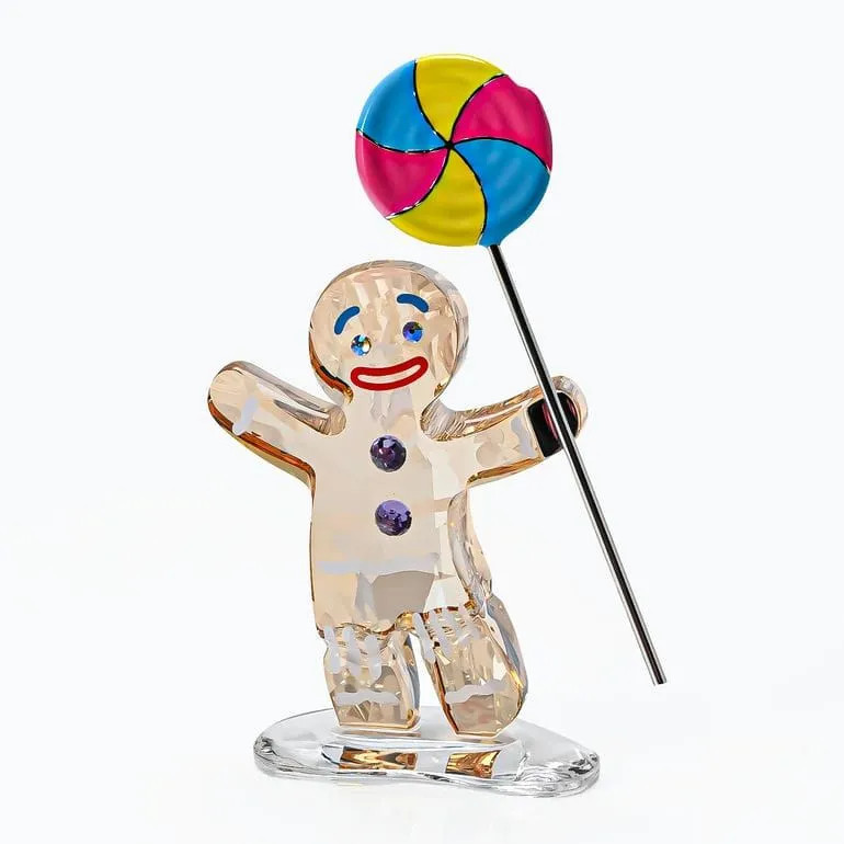 Swarovski Shrek Gingy Gingerbread Man Crystal Figurine 5720461 457 Facets Boxed