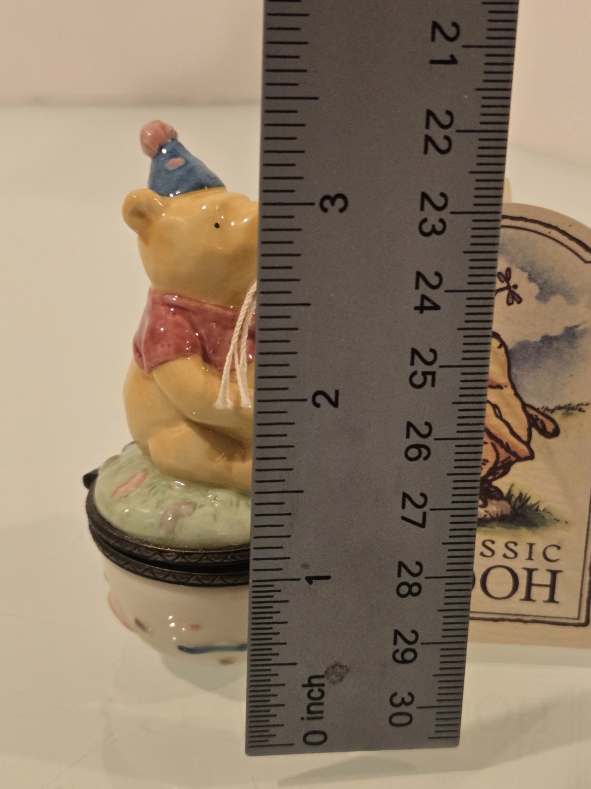 Midwest Of Cannon Falls Classic Pooh Birthday Celebration Hinged Trinket Box