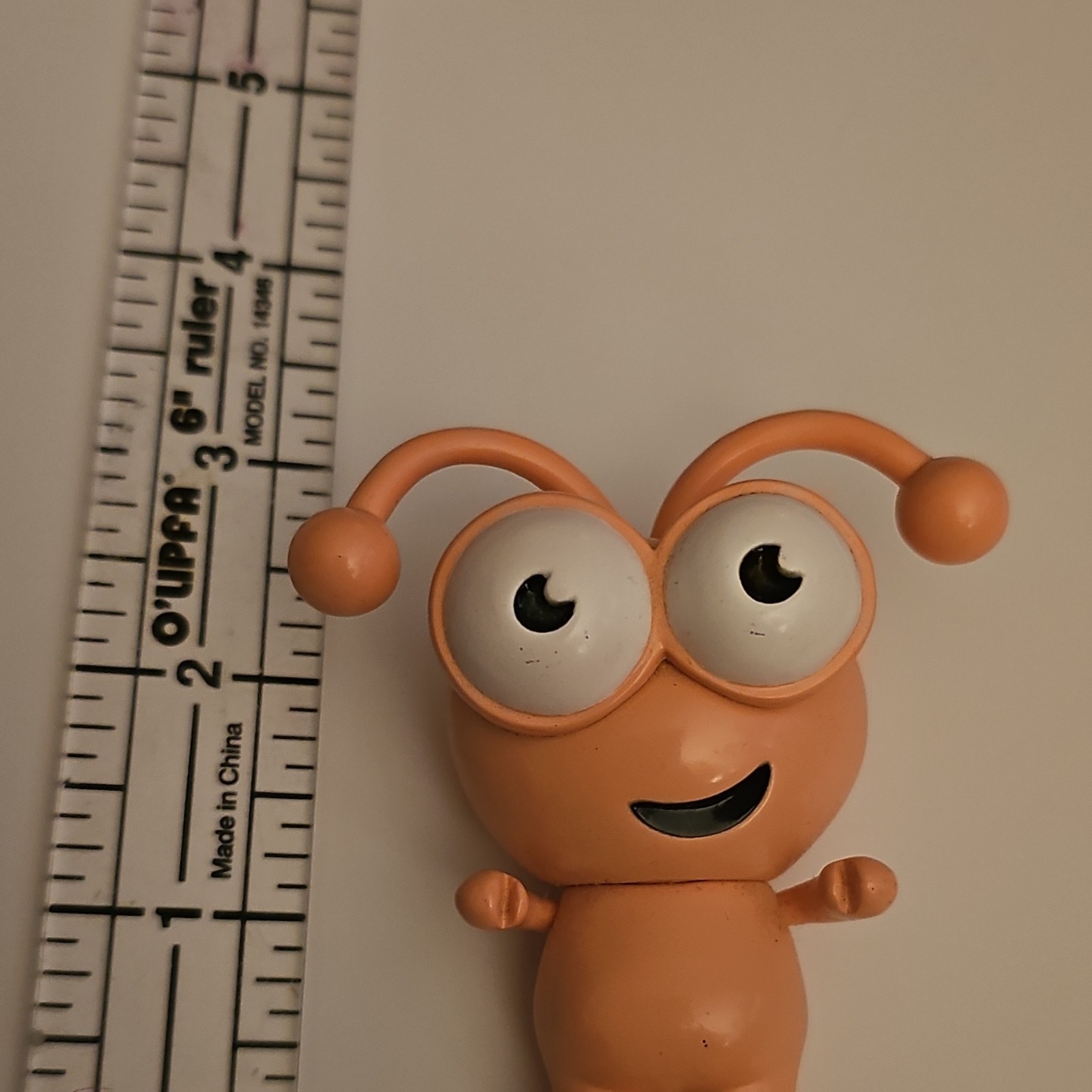 Cricut Rose Pink Bug Character Figurine, Plastic, Kids, 2 1/2″, 2000-2009
