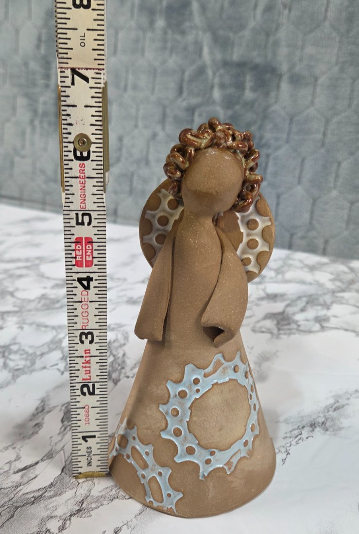 Studio Art Pottery Handmade Clay Angel 1 of 1