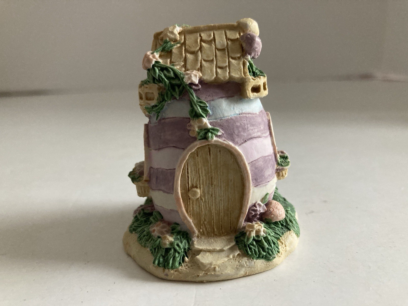 Easter Bunny Rabbit House Resin Figurine