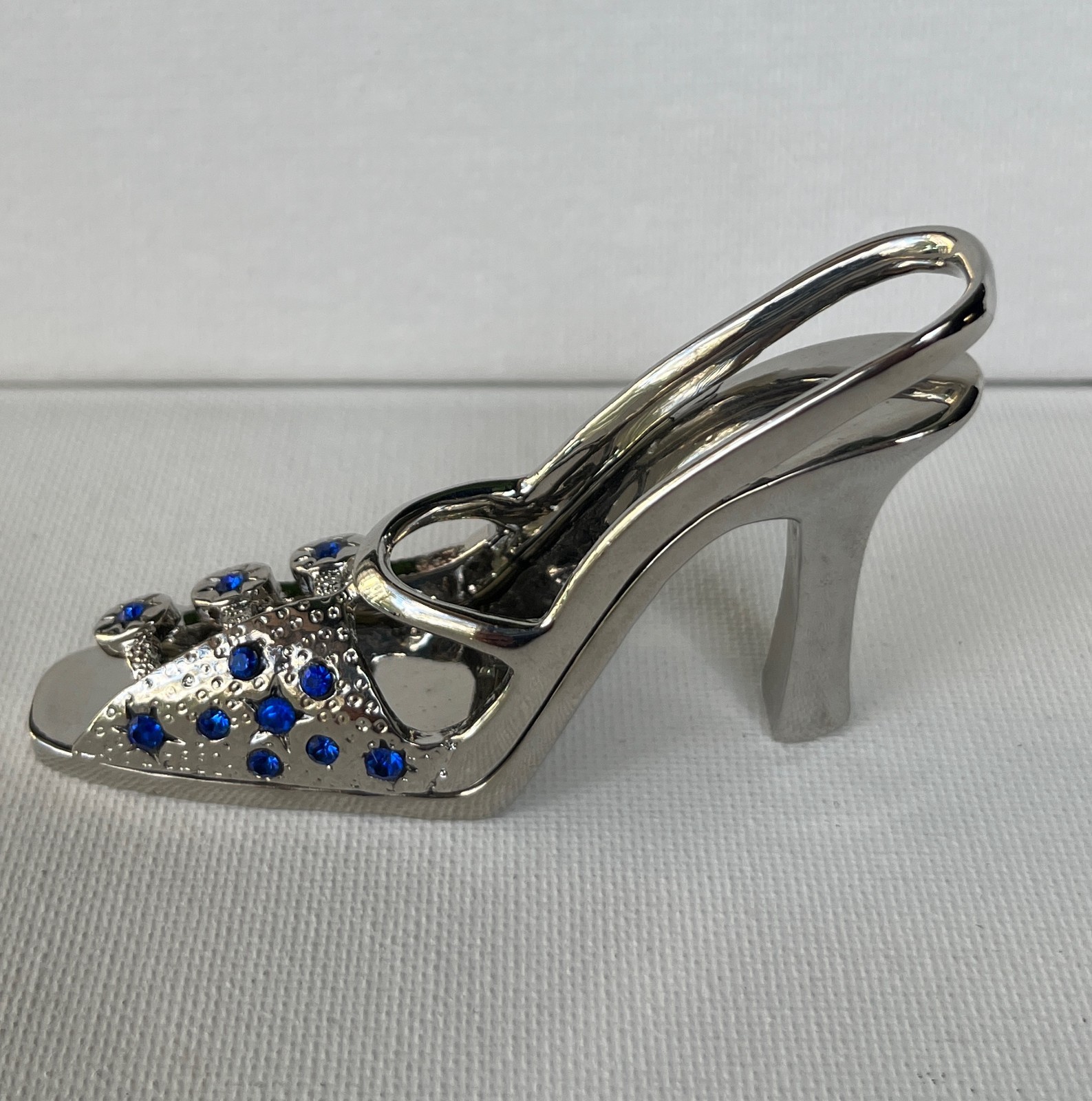 Keren Kopal Lady Shoe Trinket -Gold Plated, Austrian Crystals