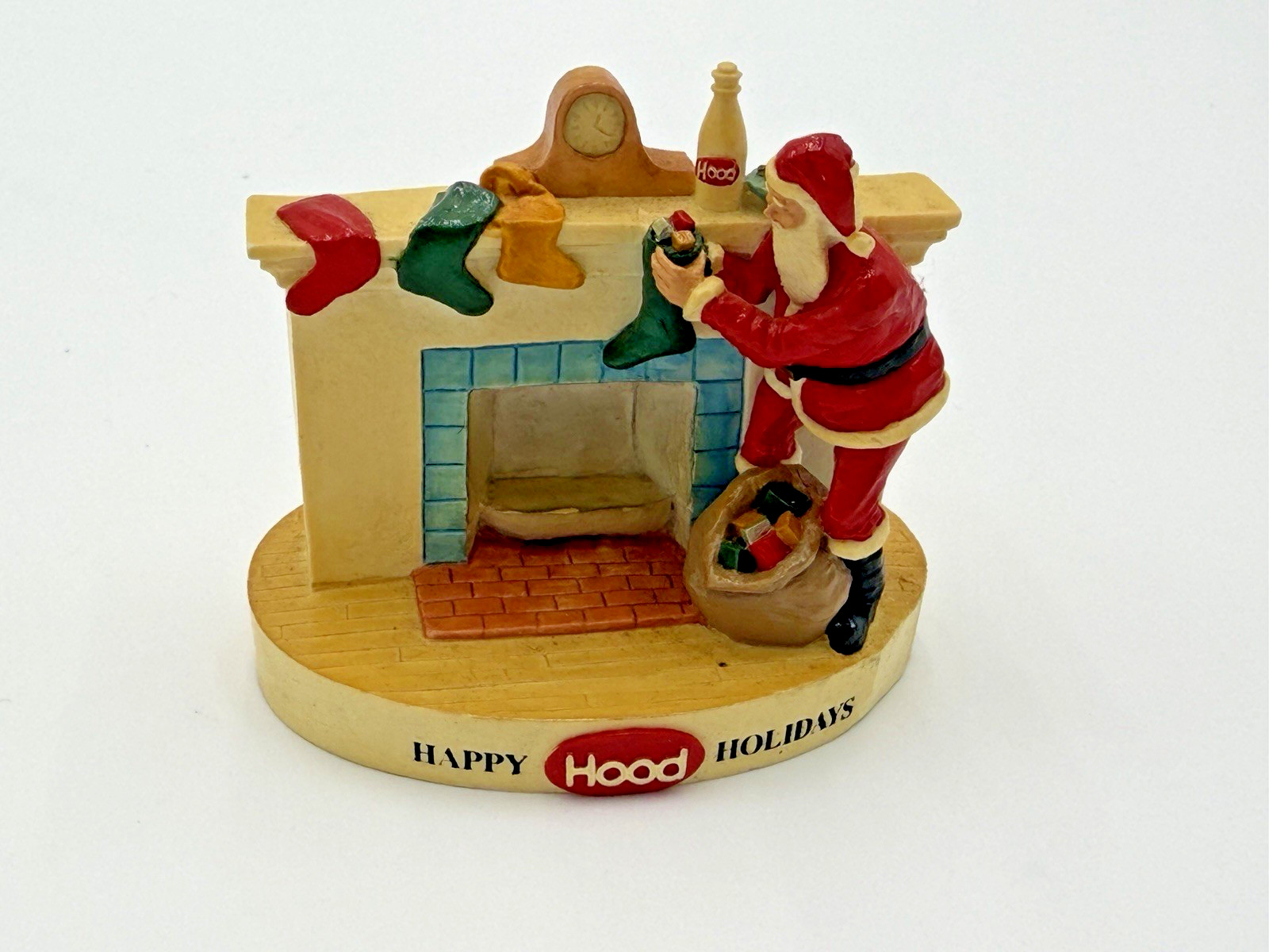 1991 SEBASTIAN MINIATURE HOOD HAPPY HOLIDAYS SIGNED BASTON /2000 SANTA CLAUSE