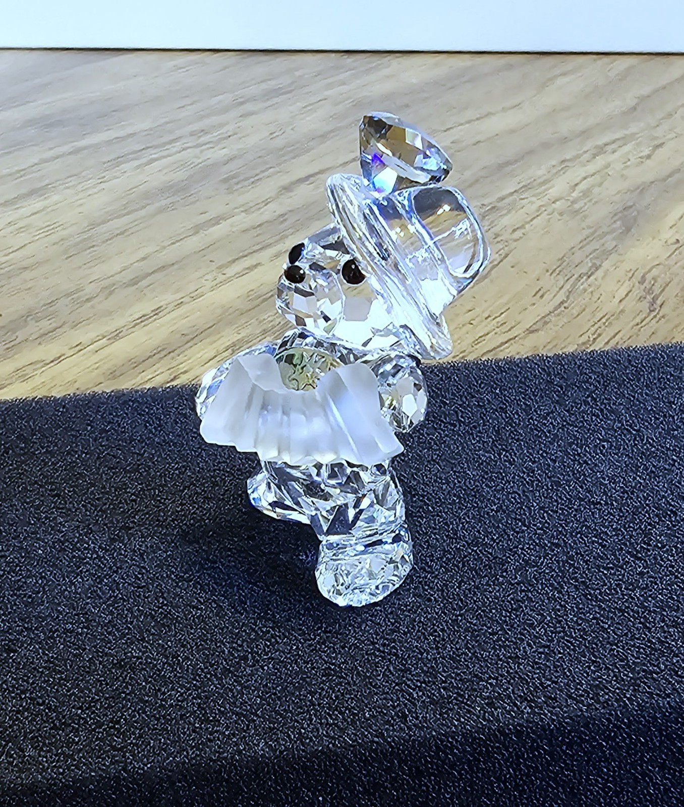 🪗 Swarovski Crystal 2007 L.E. Fritz German Kris Bear Figurine, Accordion, NIB