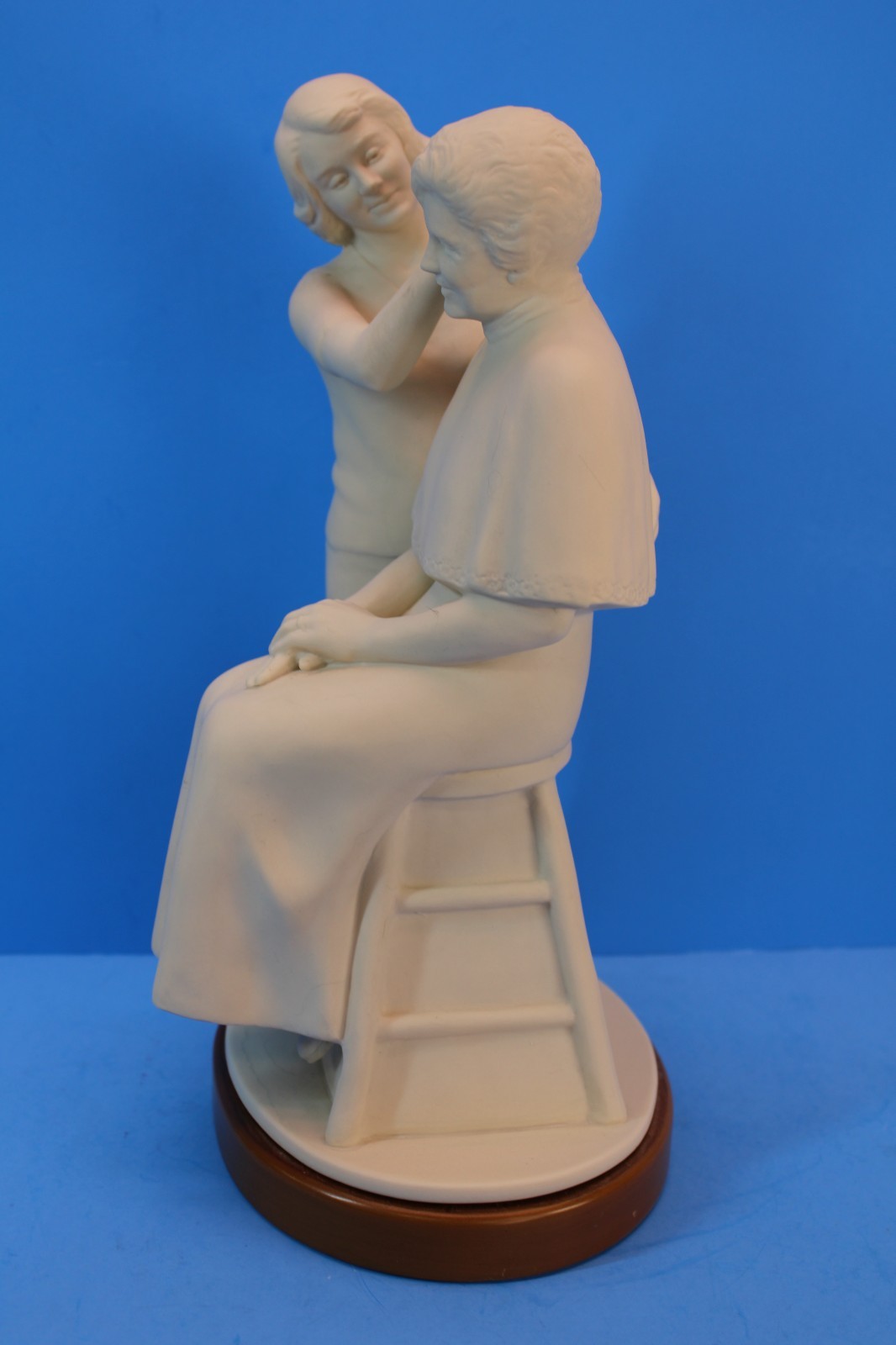 Vtg Hansen Classics Porcelain Figurine 2005 “Tender Loving Care” 11″ LDS Rare