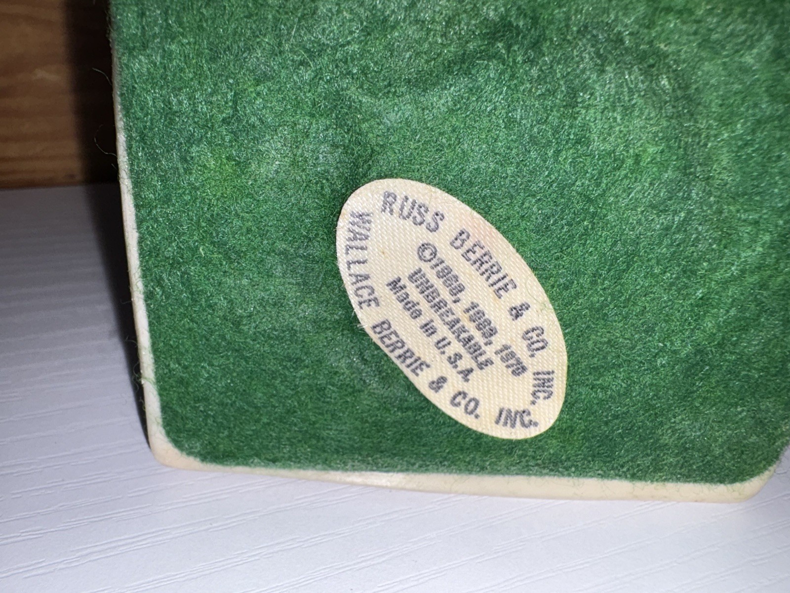 RUSS BERRIE 1969 Happiness Is Finding Someone Like You Under My Covers Figurine