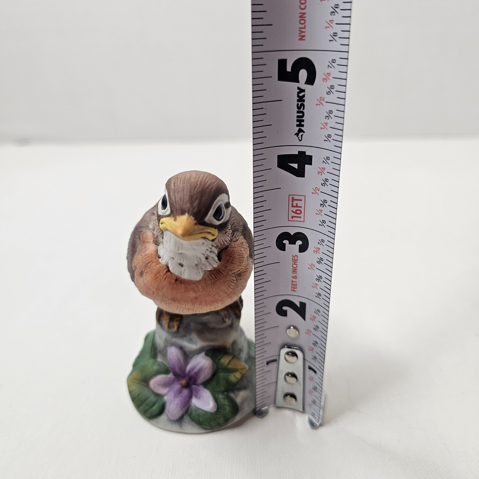 Robin By Andrea Bird Figurine Brown Orange Home Decor Porcelain Japan 3.5″
