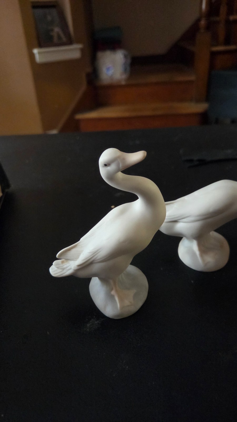 Lladro SPAIN Porcelain White Goose Duck Figurine Matte Finish Bisque Retired