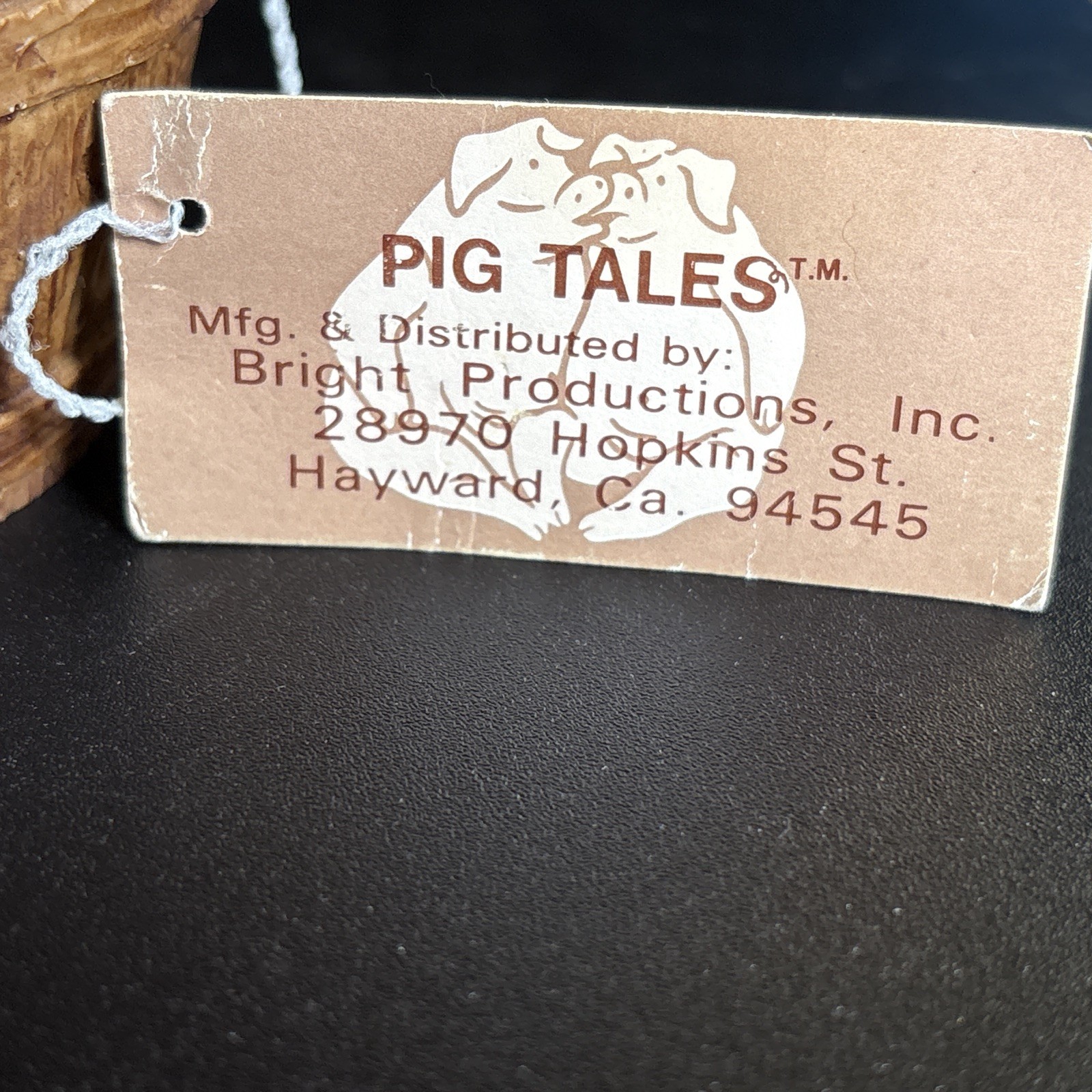 VTG SWINE COOLER~ Pigs Sculpture By Betty Difuntorum.