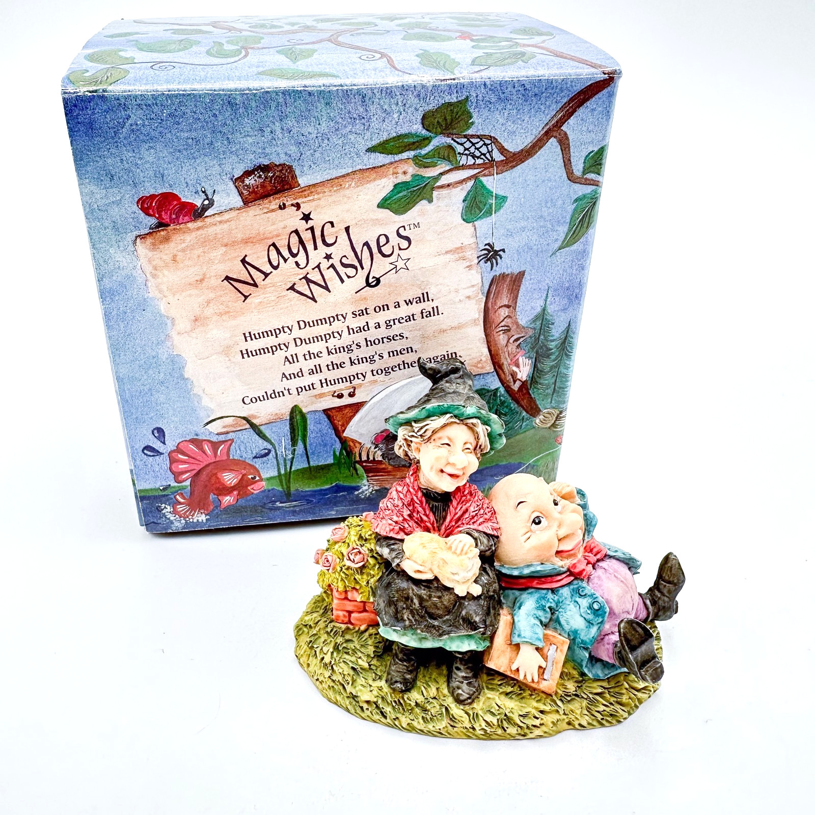 Magic Wishes Figurine “Humpty Dumpty” 1995 Ganz Original Box 3.5″ x 2″x 2.5″