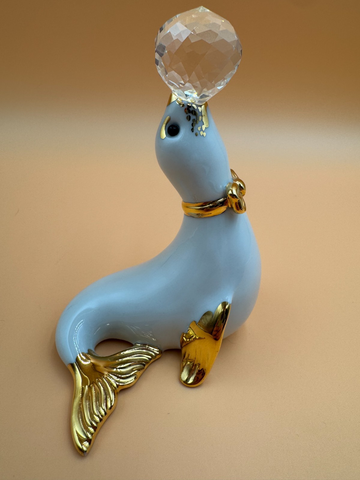 Rare vintage Limited Capodimonte Porcelain Swarovski Crystal Limoges Seal