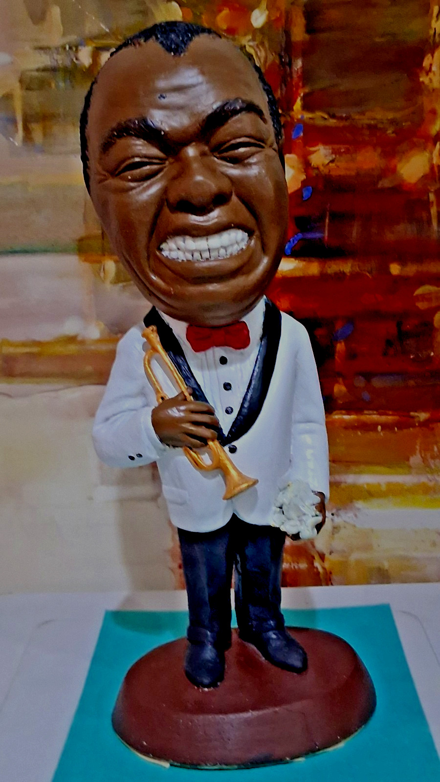 ESCO STATUE OF THE GREAT….LOUIS ARMSTRONG ………..OLE’ SATCHEL MOUTH