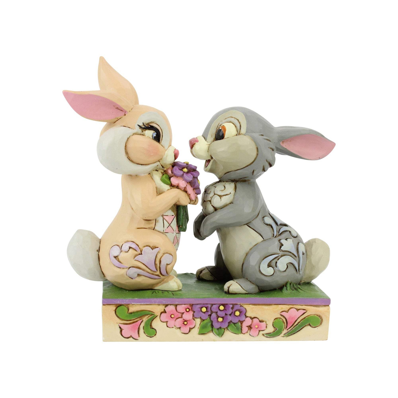 Jim Shore 6005963 Bunny Bouquet – Thumper and Blossom 2020 NEW Disney Bambi
