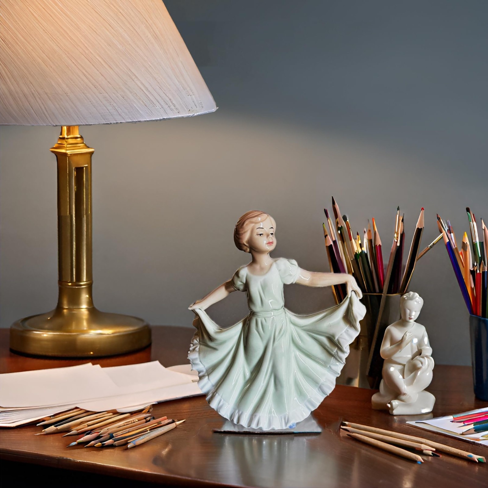 Porcelain Dancing Figurine – Childhood Memorabilia, Unique Gifts, Home Decor