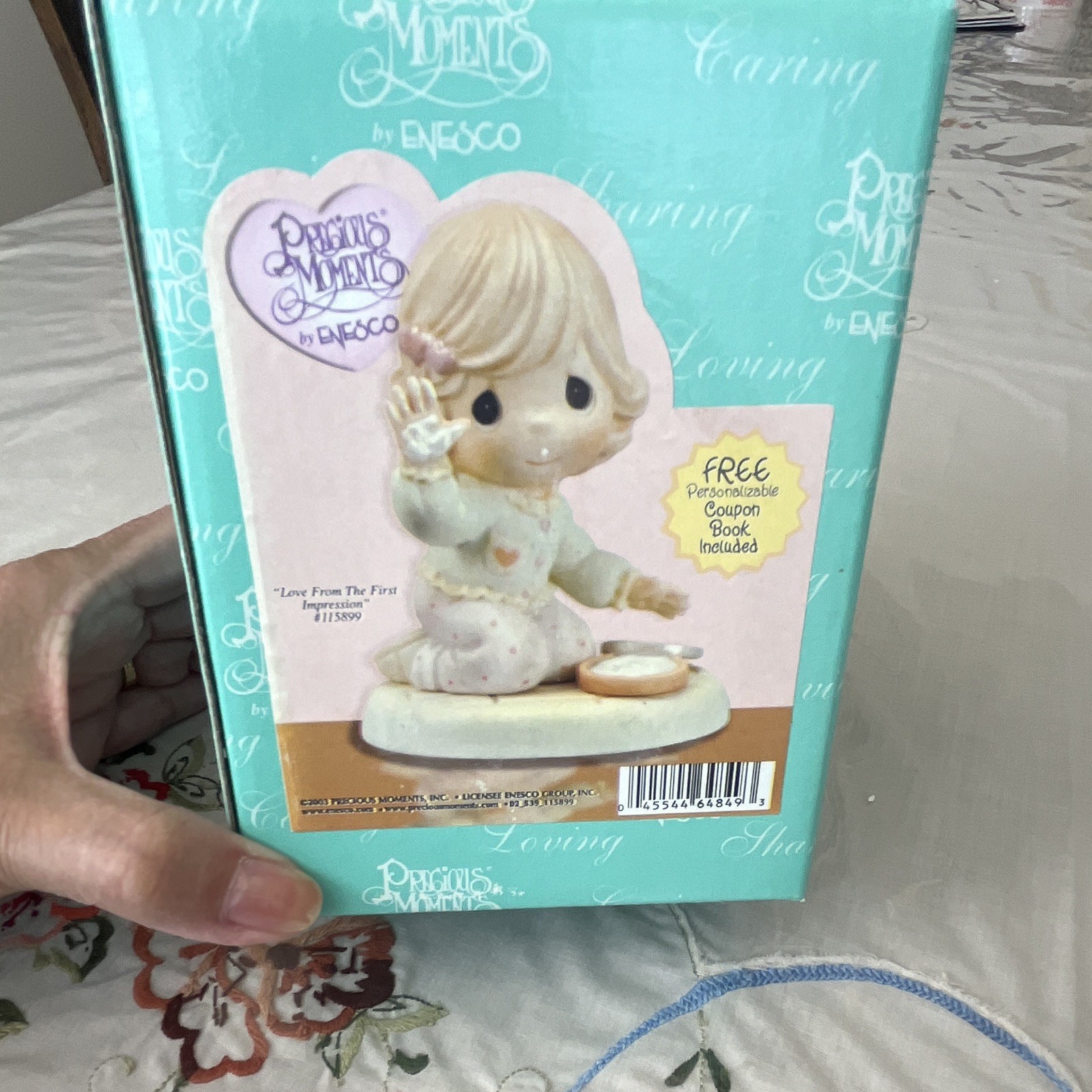 Precious Moments Love From The First Impression Porcelain Figurine Boxed 2003