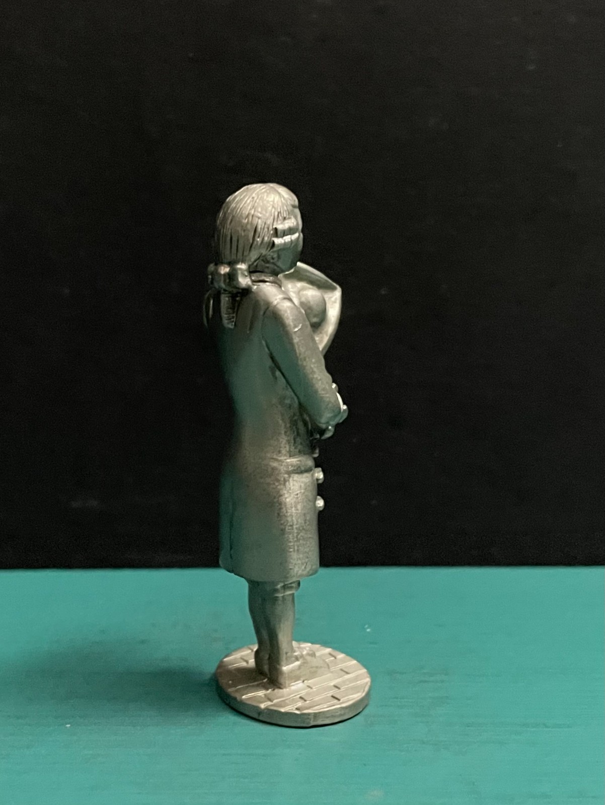 Pewter Colonial George Washington Commander Revolutionary War Mini Art Figurine