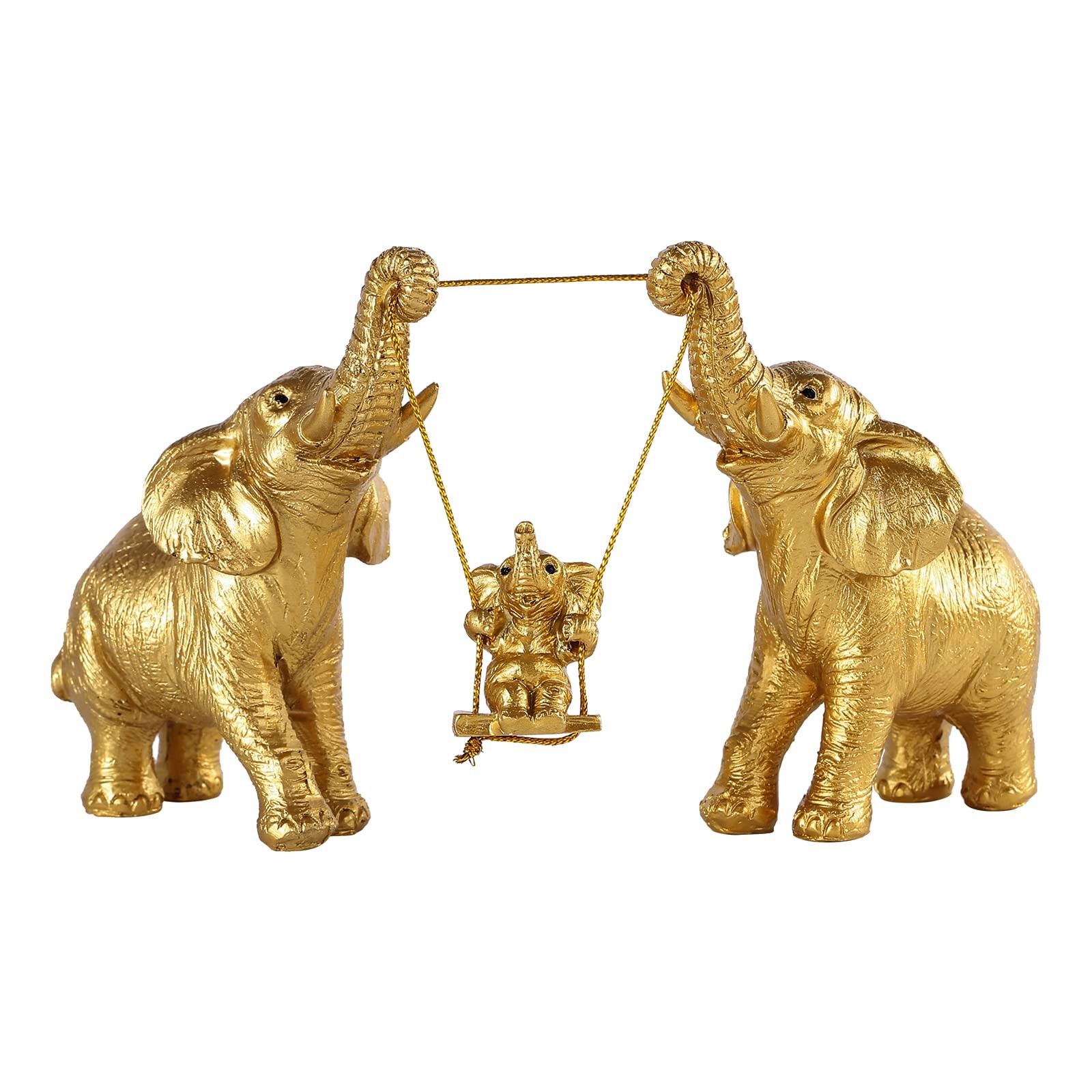 Elephant Statue For Home Decor.Gold Elephant Decor For Living Room,Office,She…