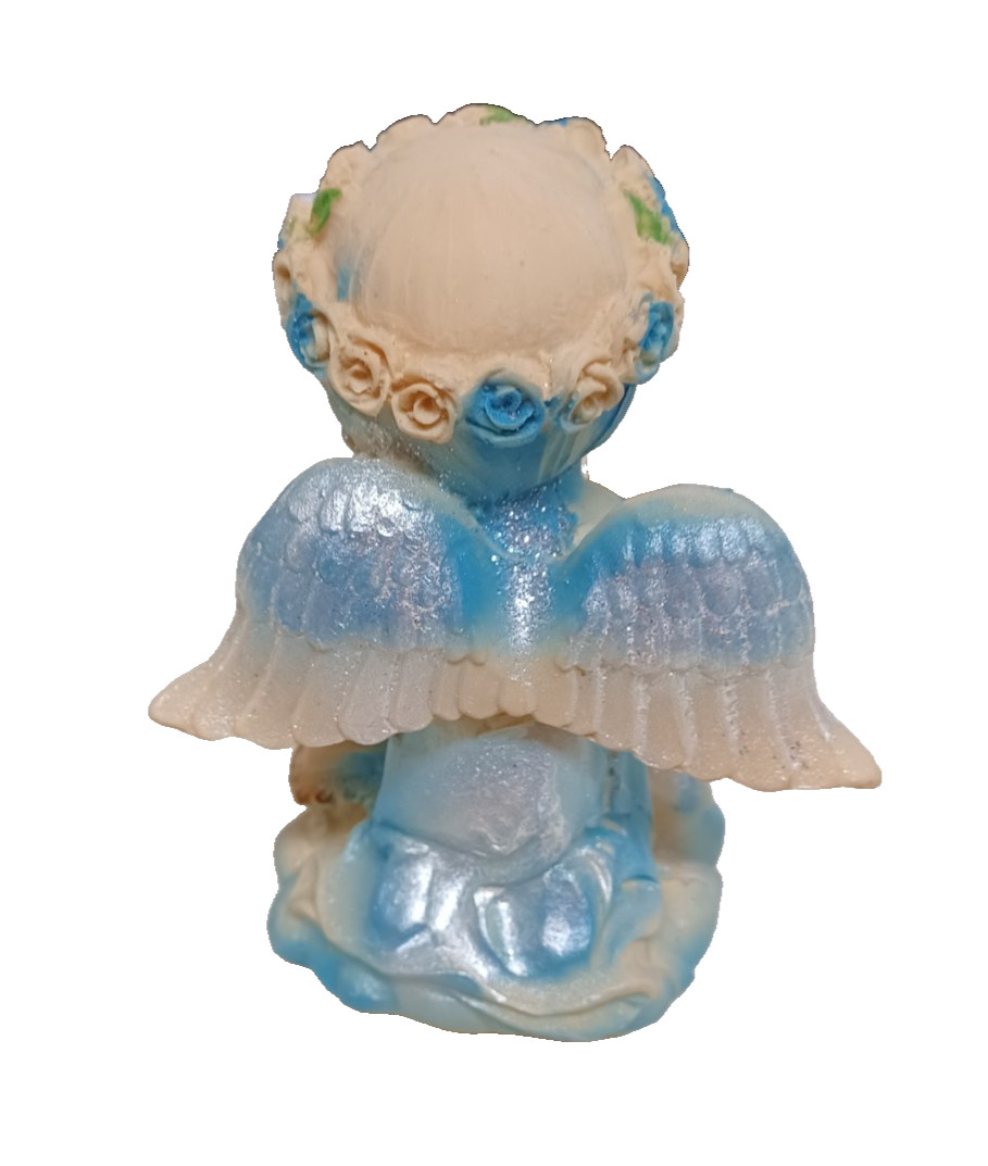 Guardian Angel Figurine with Sleeping Child.